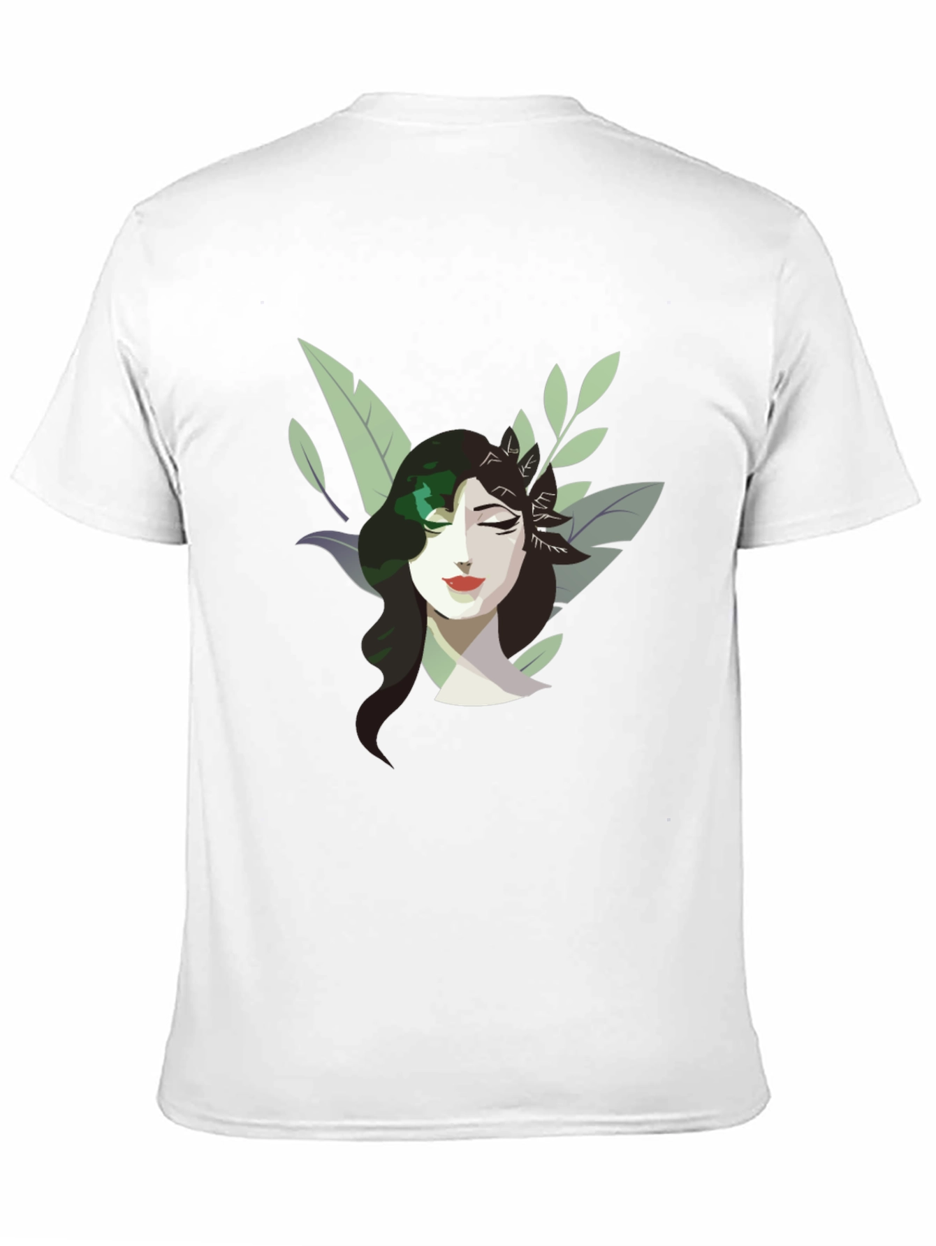 Nature Woman Graphic Tee - Stylish Black T-Shirt