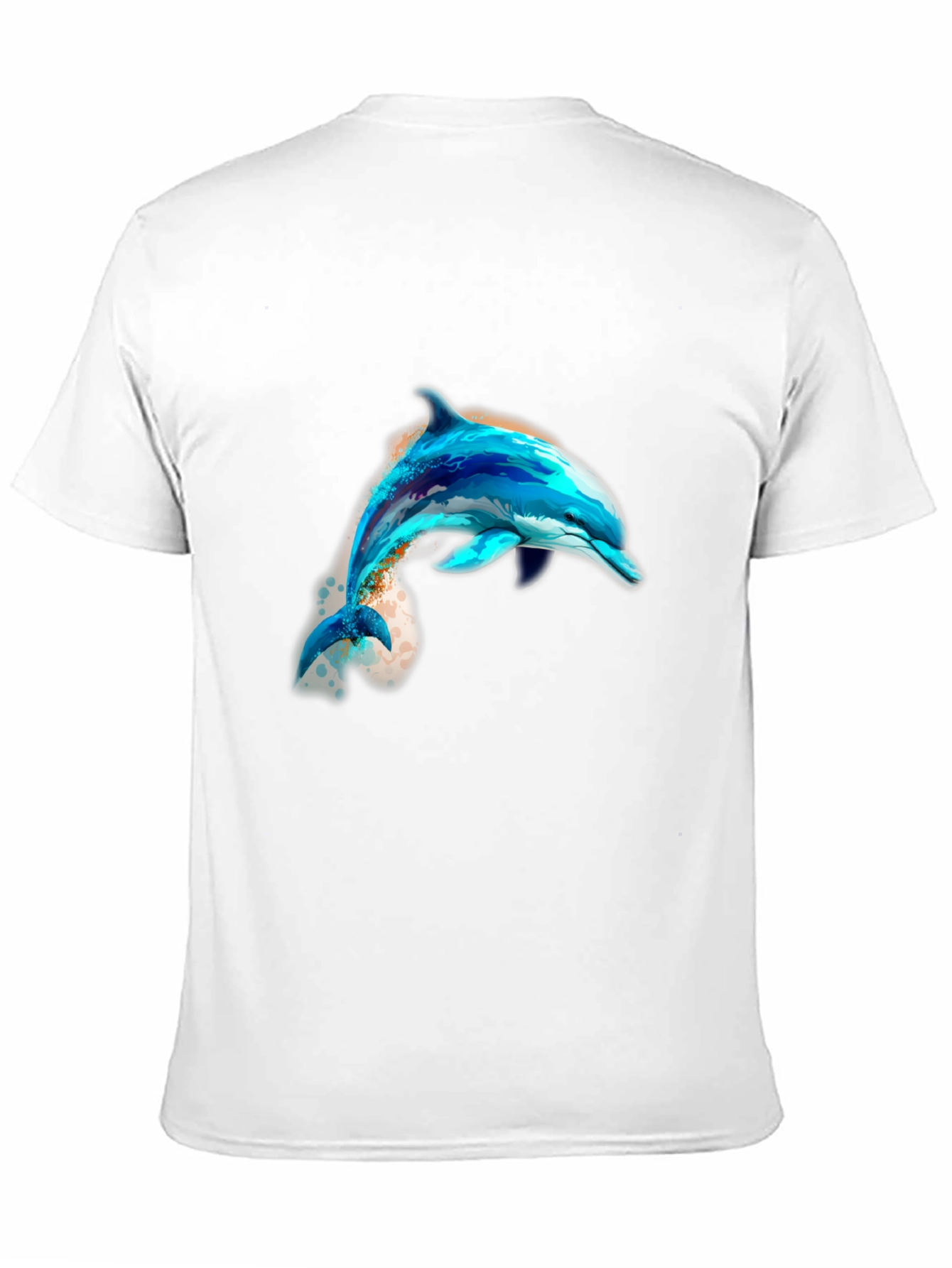 Dolphin Graphic Black T-Shirt