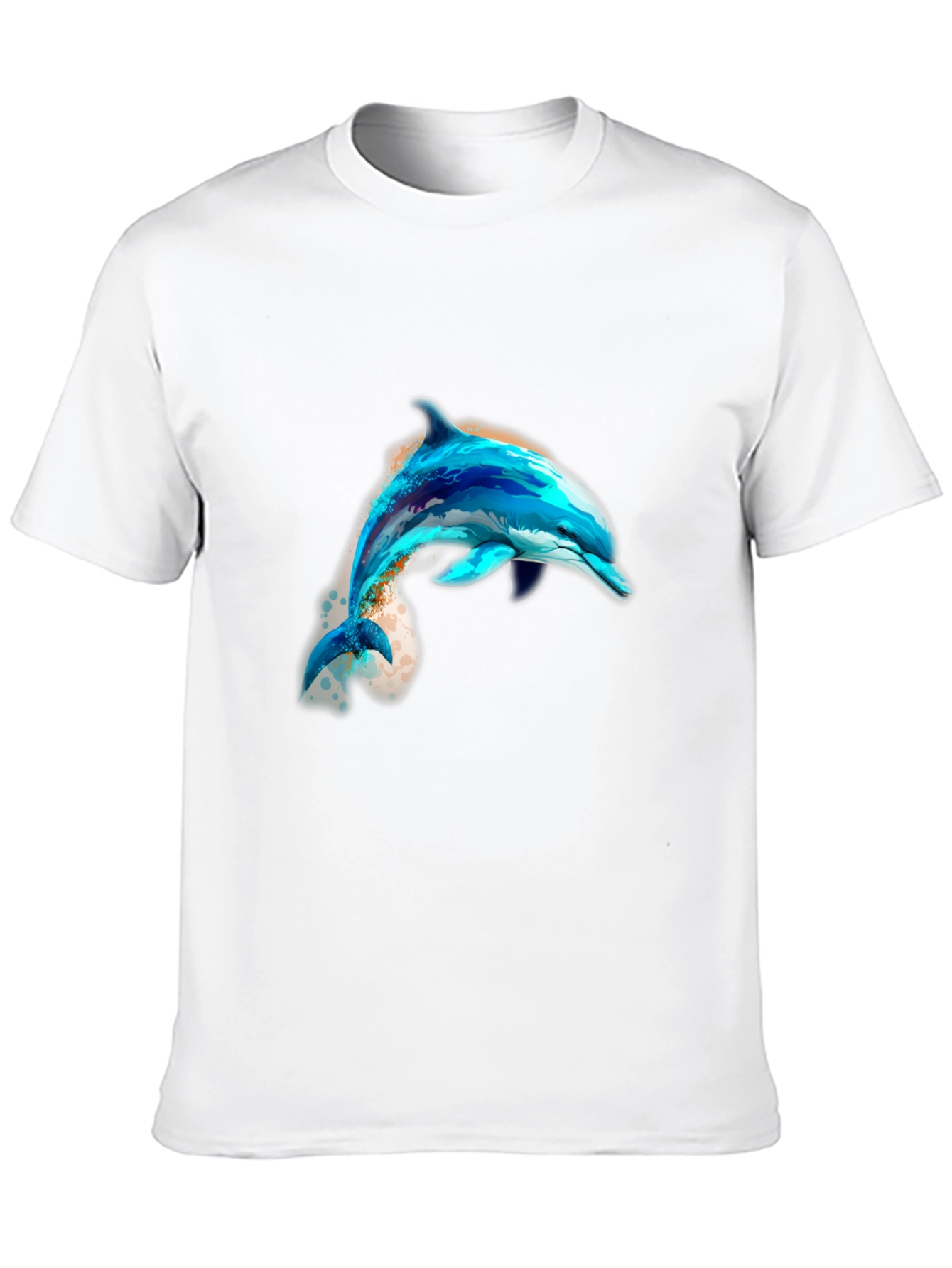 Dolphin Graphic Black T-Shirt