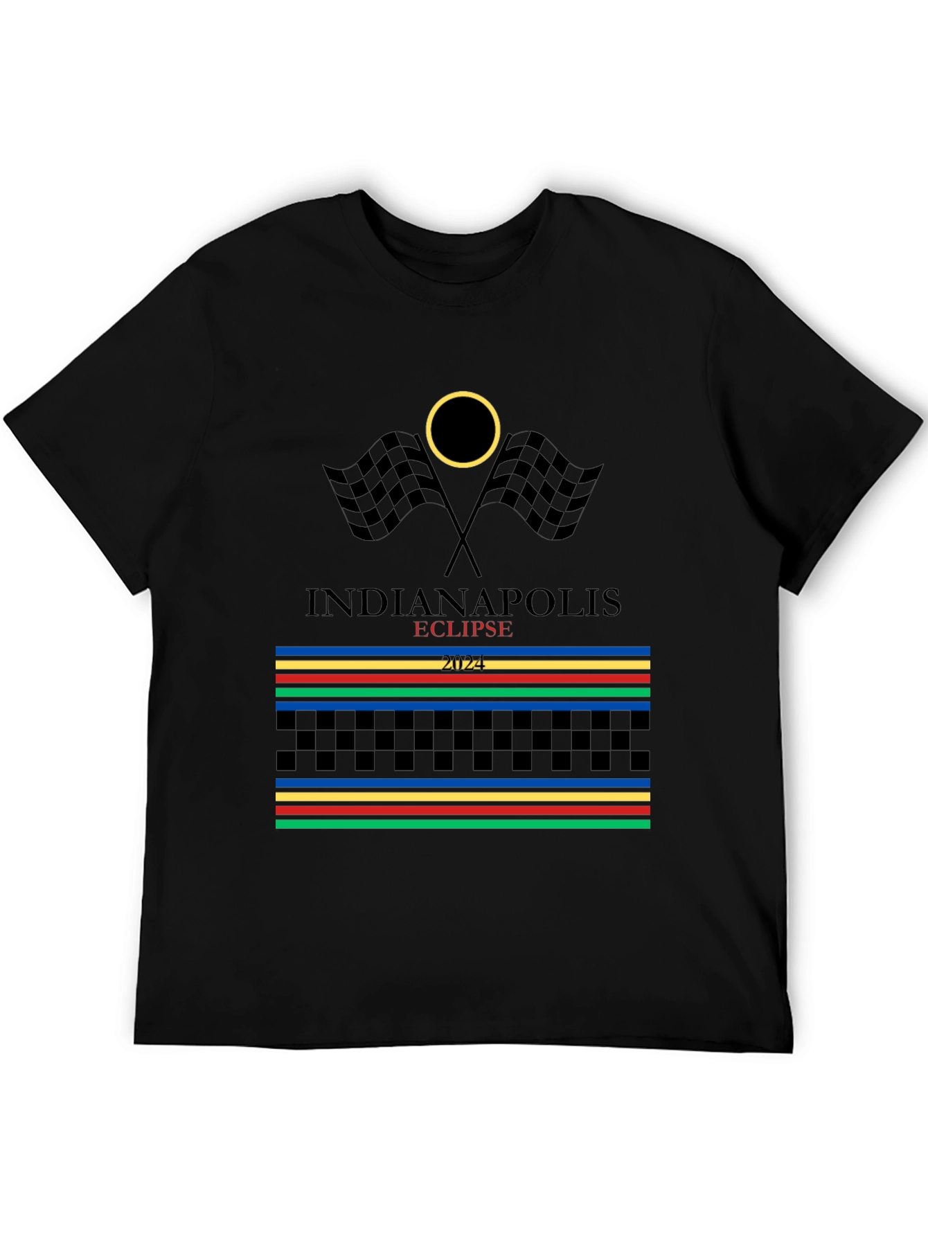 Indianapolis Eclipse 2024 Graphic T-Shirt