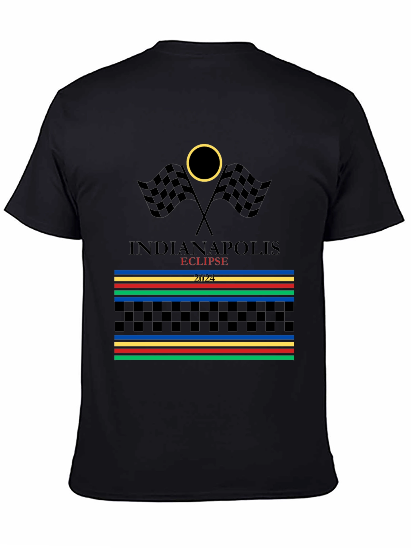 Indianapolis Eclipse 2024 Graphic T-Shirt