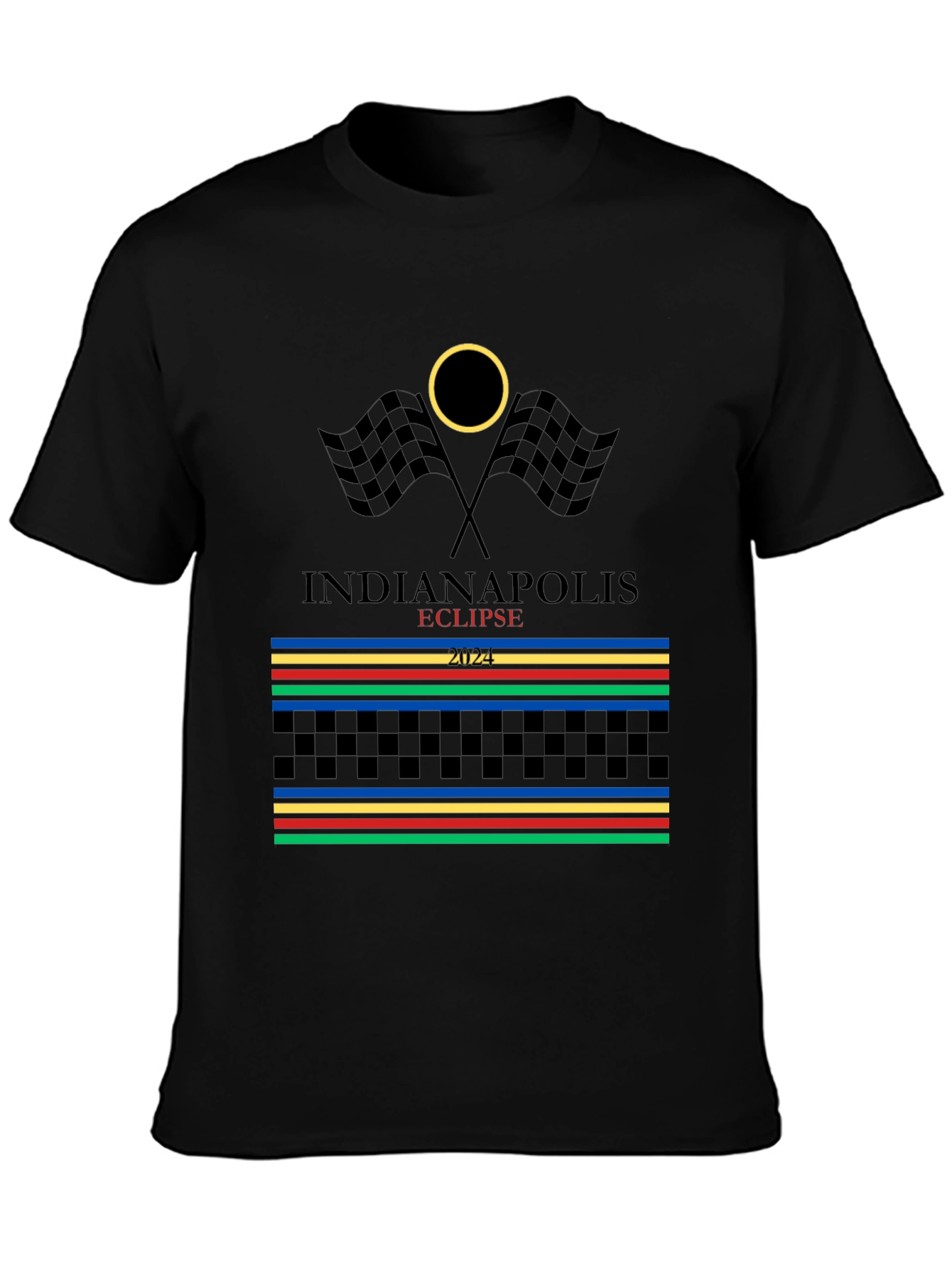 Indianapolis Eclipse 2024 Graphic T-Shirt