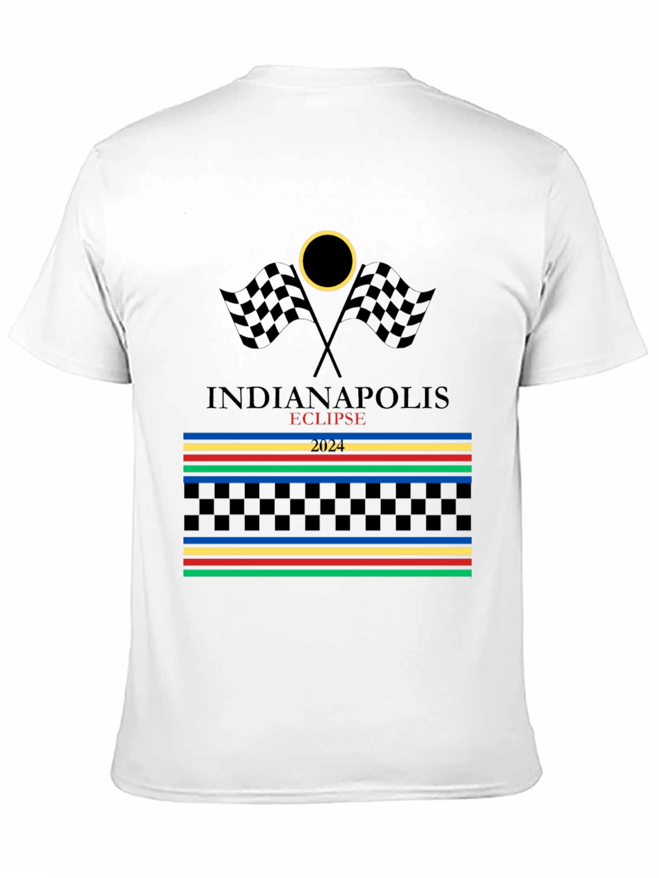 Indianapolis Eclipse 2024 Graphic T-Shirt