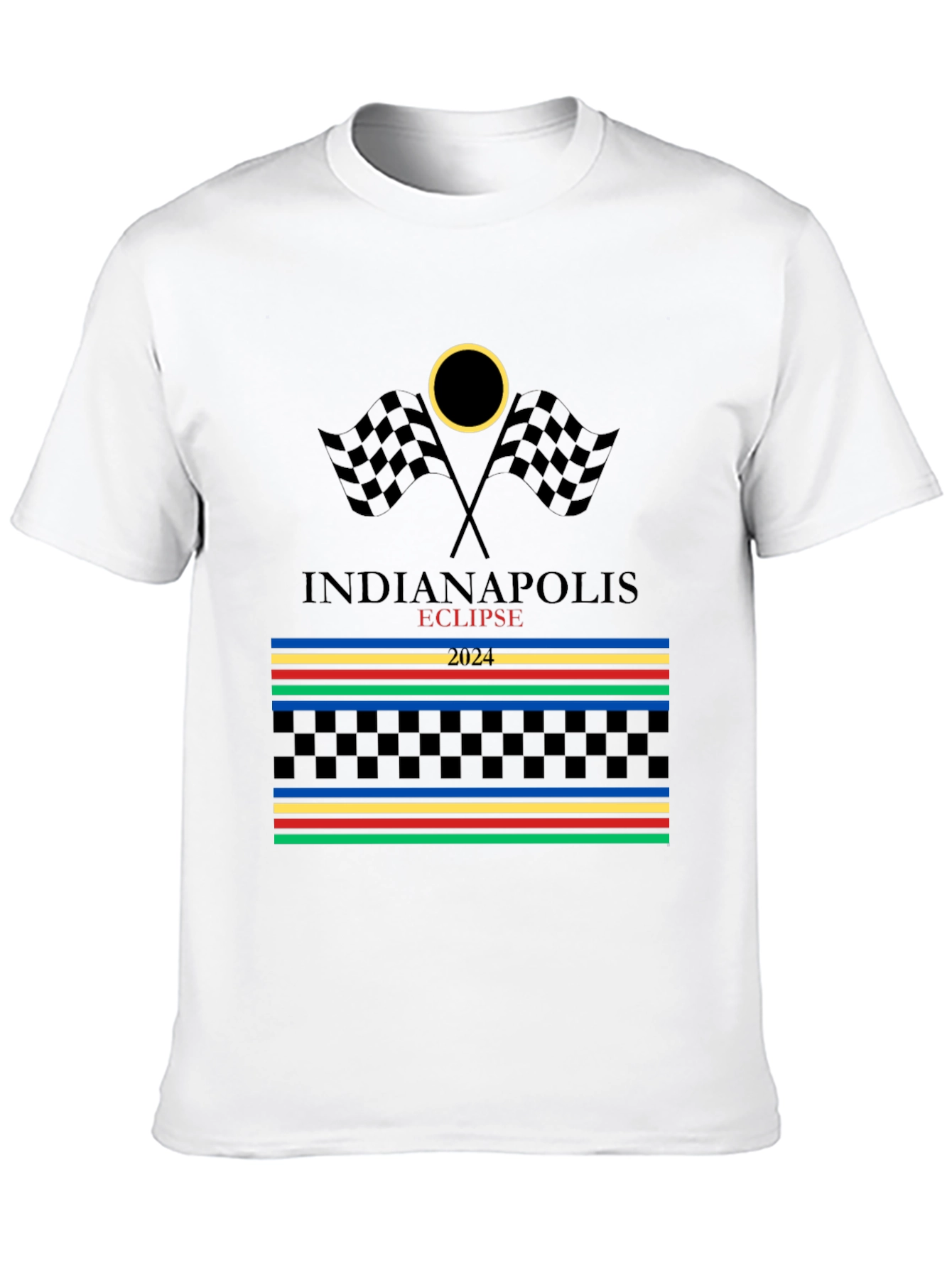 Indianapolis Eclipse 2024 Graphic T-Shirt