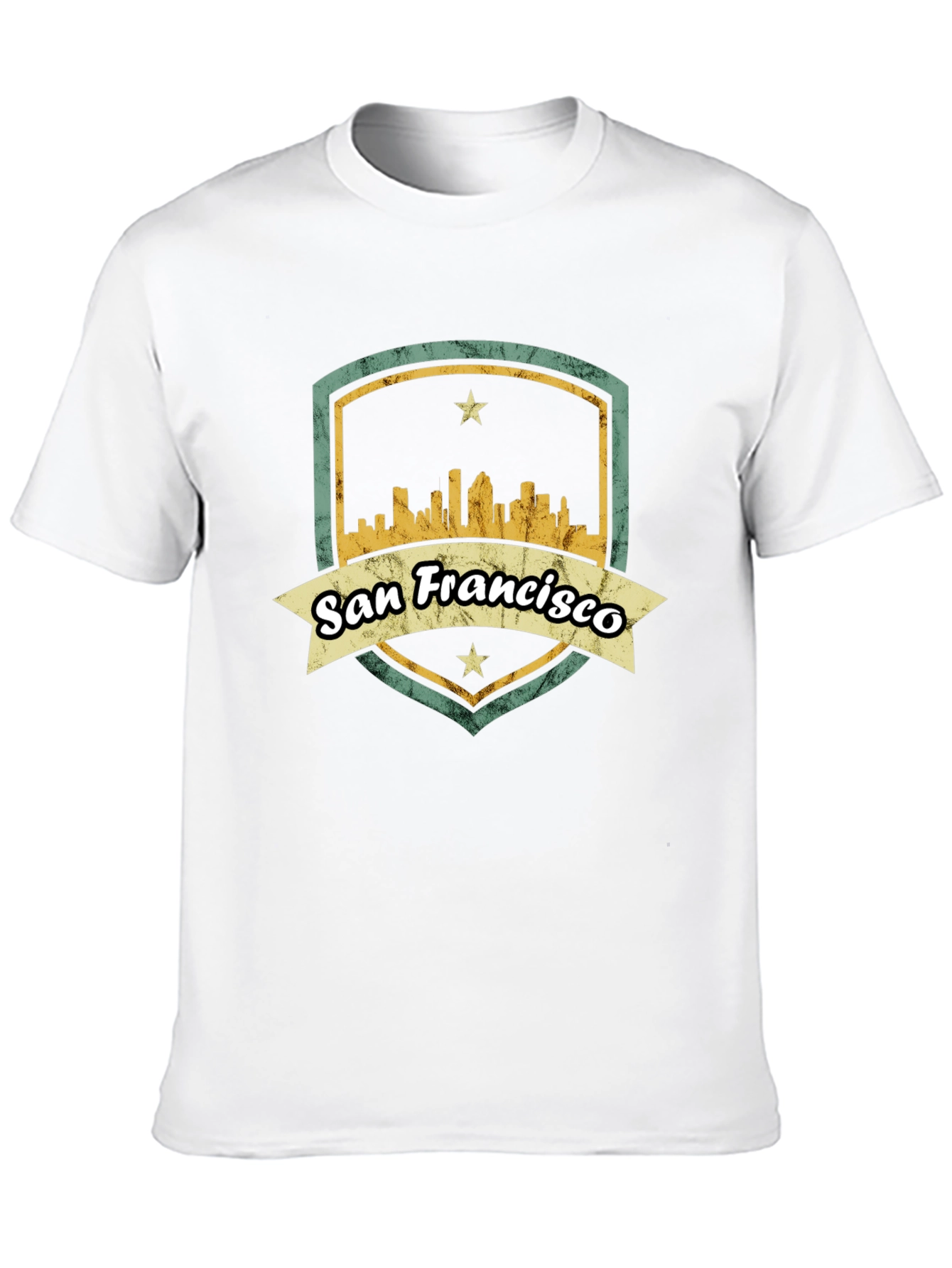 San Francisco Skyline T-Shirt - Retro Design