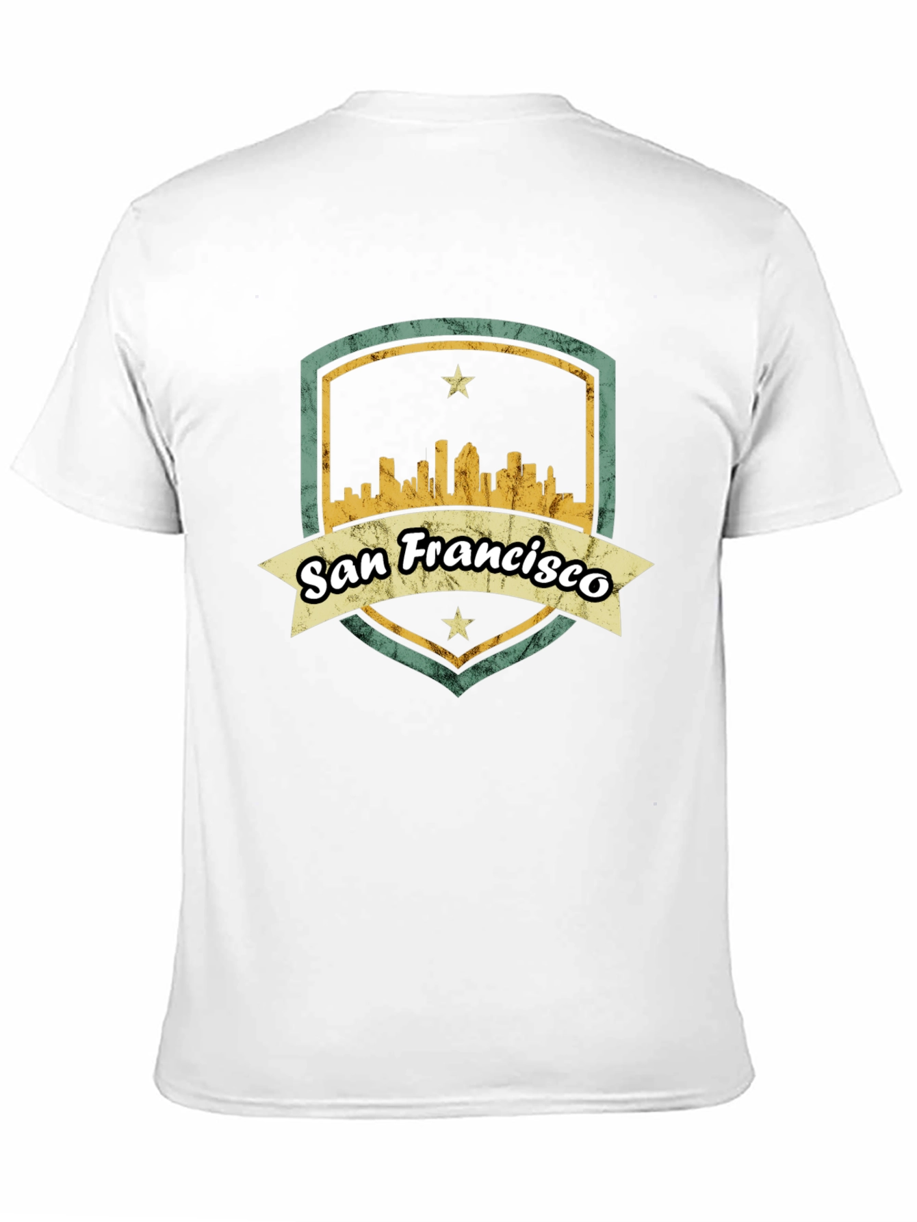 San Francisco Skyline T-Shirt - Retro Design