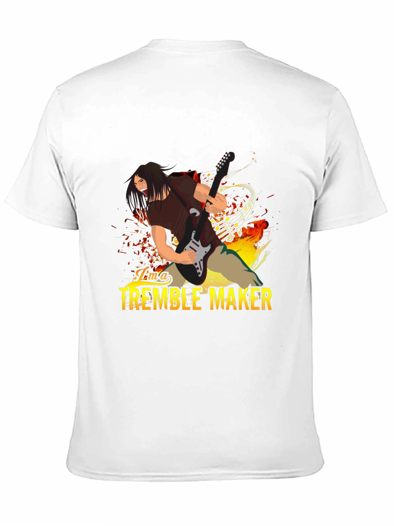 Tremble Maker Graphic Tee - Black Cotton T-Shirt