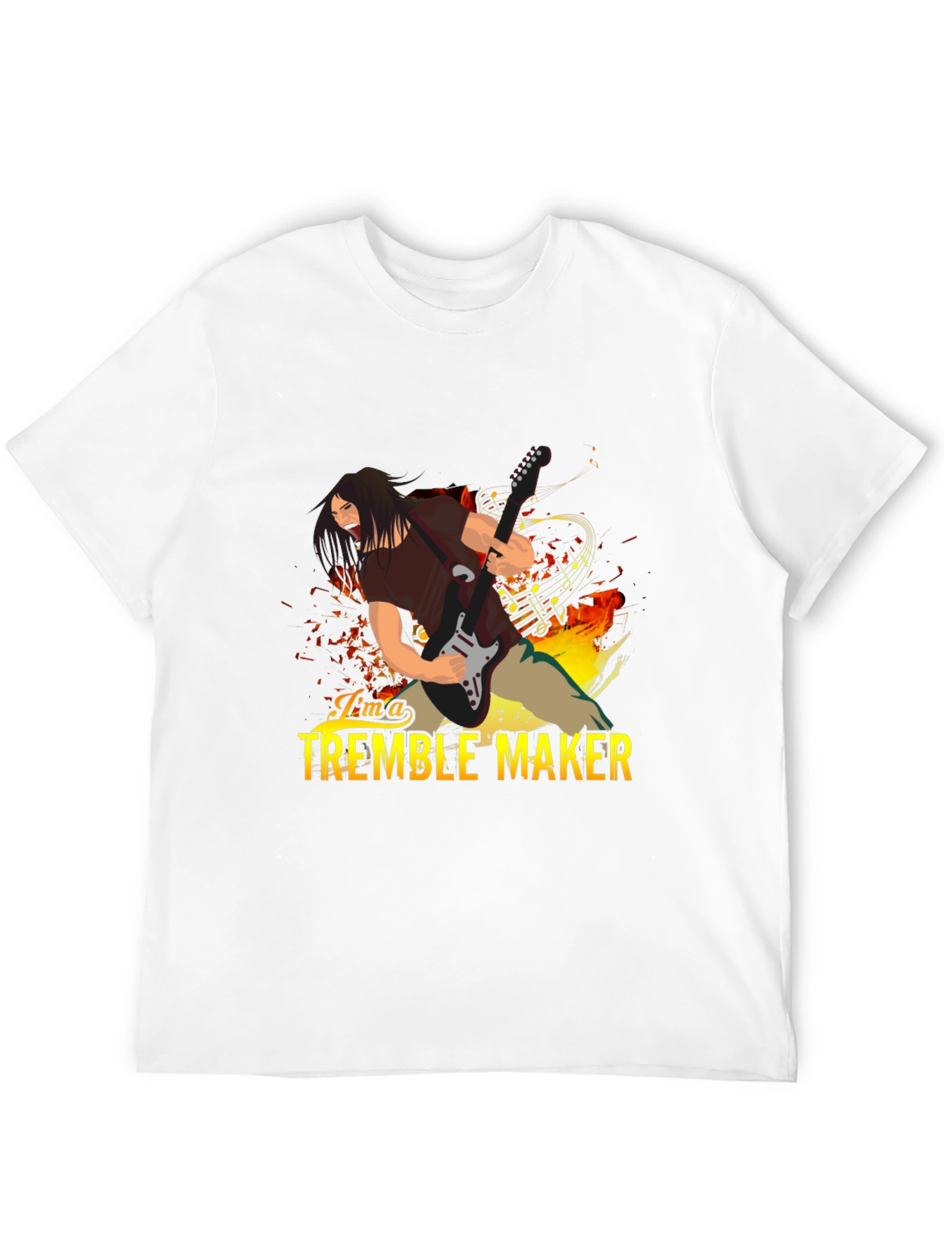 Tremble Maker Graphic Tee - Black Cotton T-Shirt