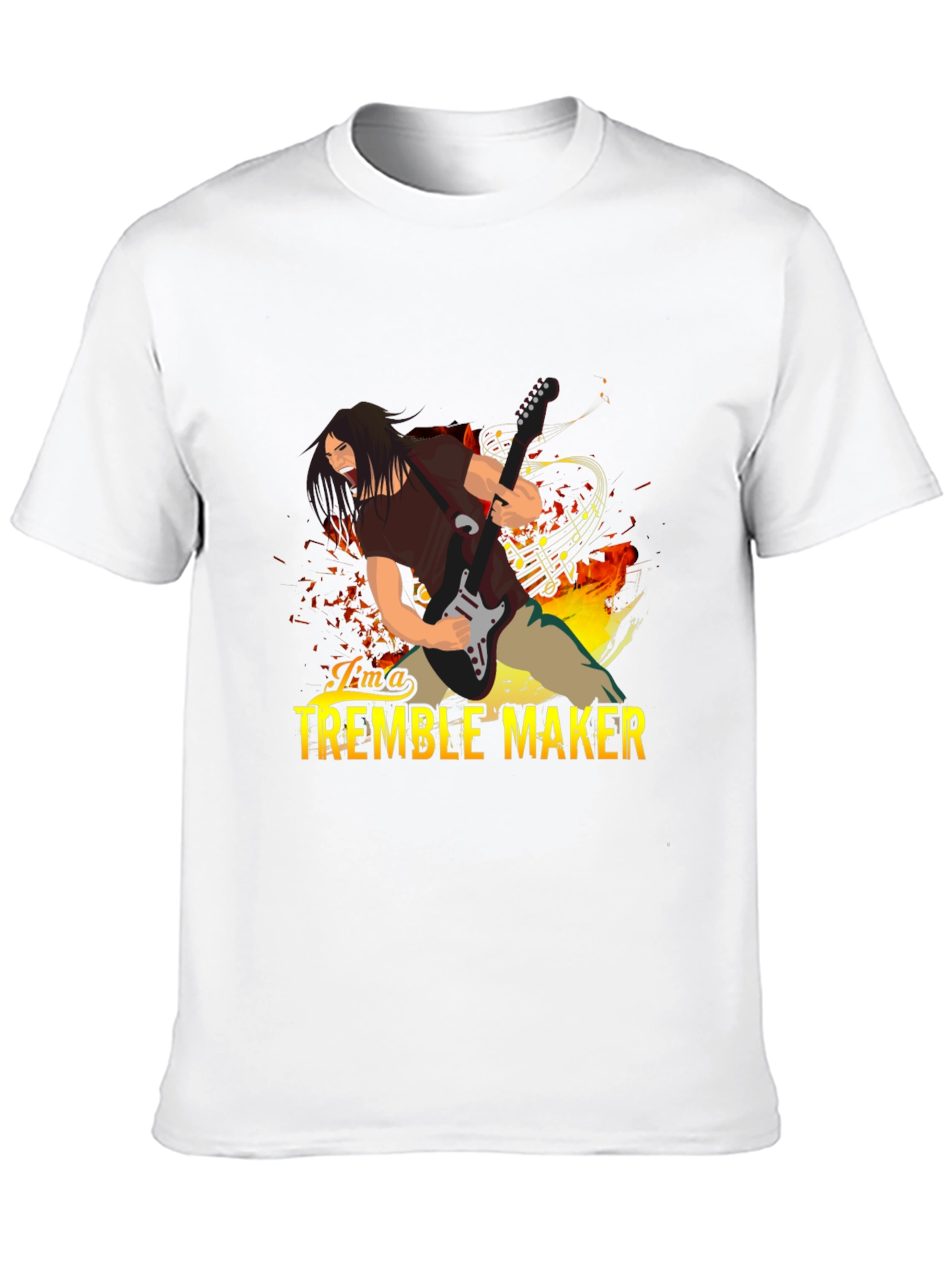 Tremble Maker Graphic Tee - Black Cotton T-Shirt