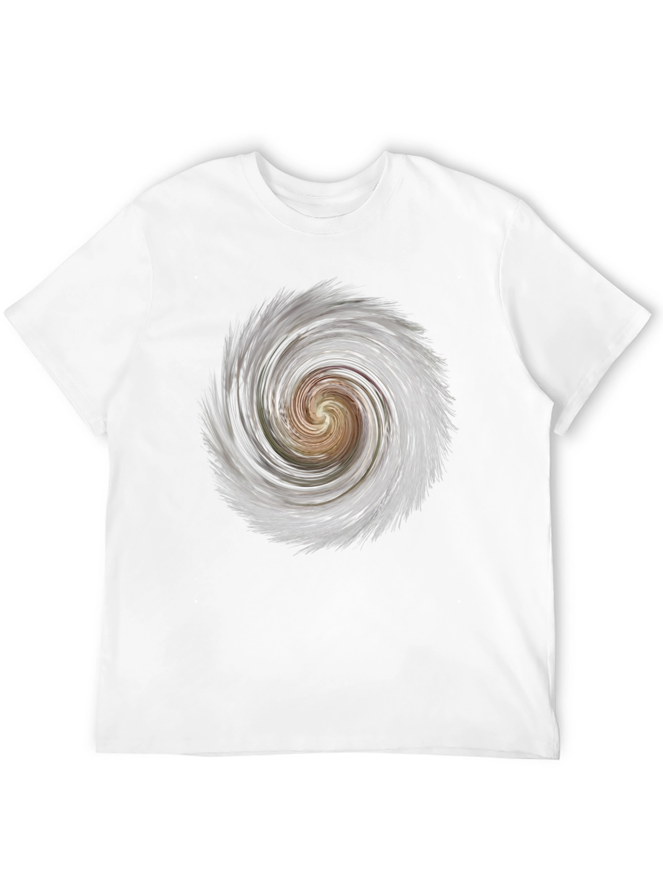 Vortex Graphic Tee - Black Cotton Blend