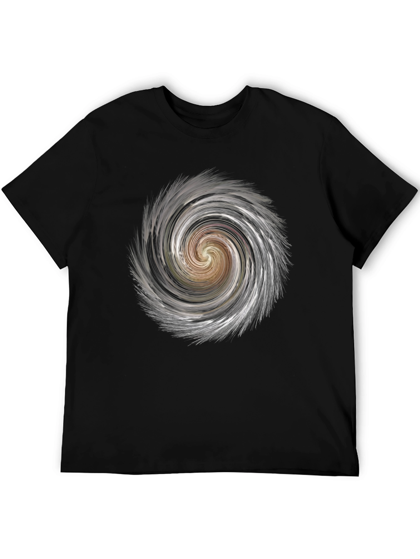 Vortex Graphic Tee - Black Cotton Blend