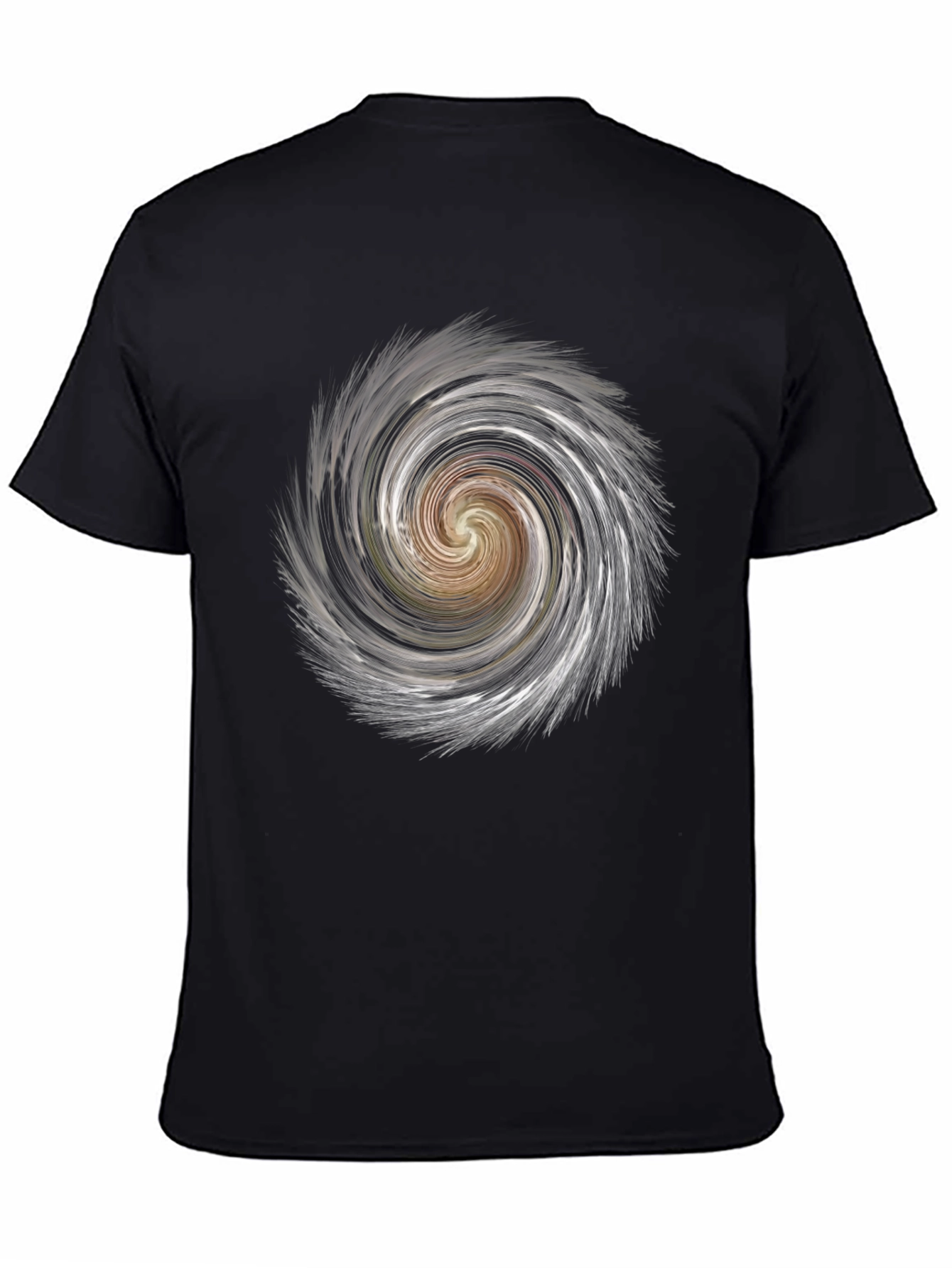 Vortex Graphic Tee - Black Cotton Blend