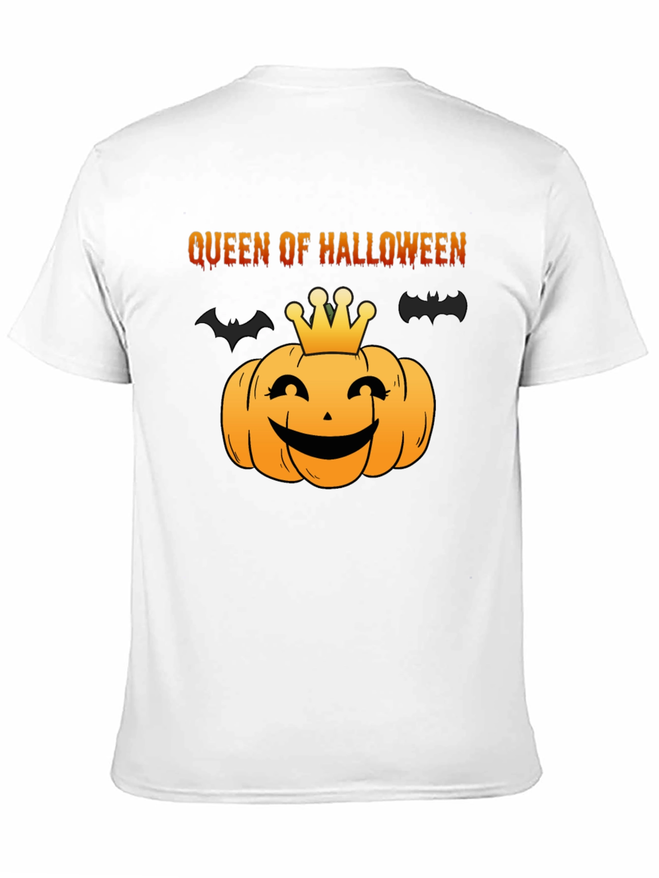 Queen of Halloween T-Shirt - Pumpkin Graphic Tee