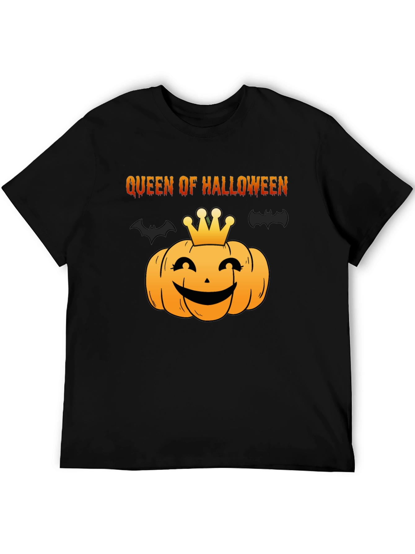 Queen of Halloween T-Shirt - Pumpkin Graphic Tee