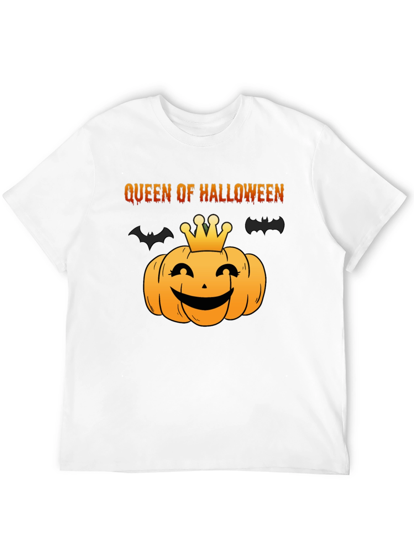 Queen of Halloween T-Shirt - Pumpkin Graphic Tee