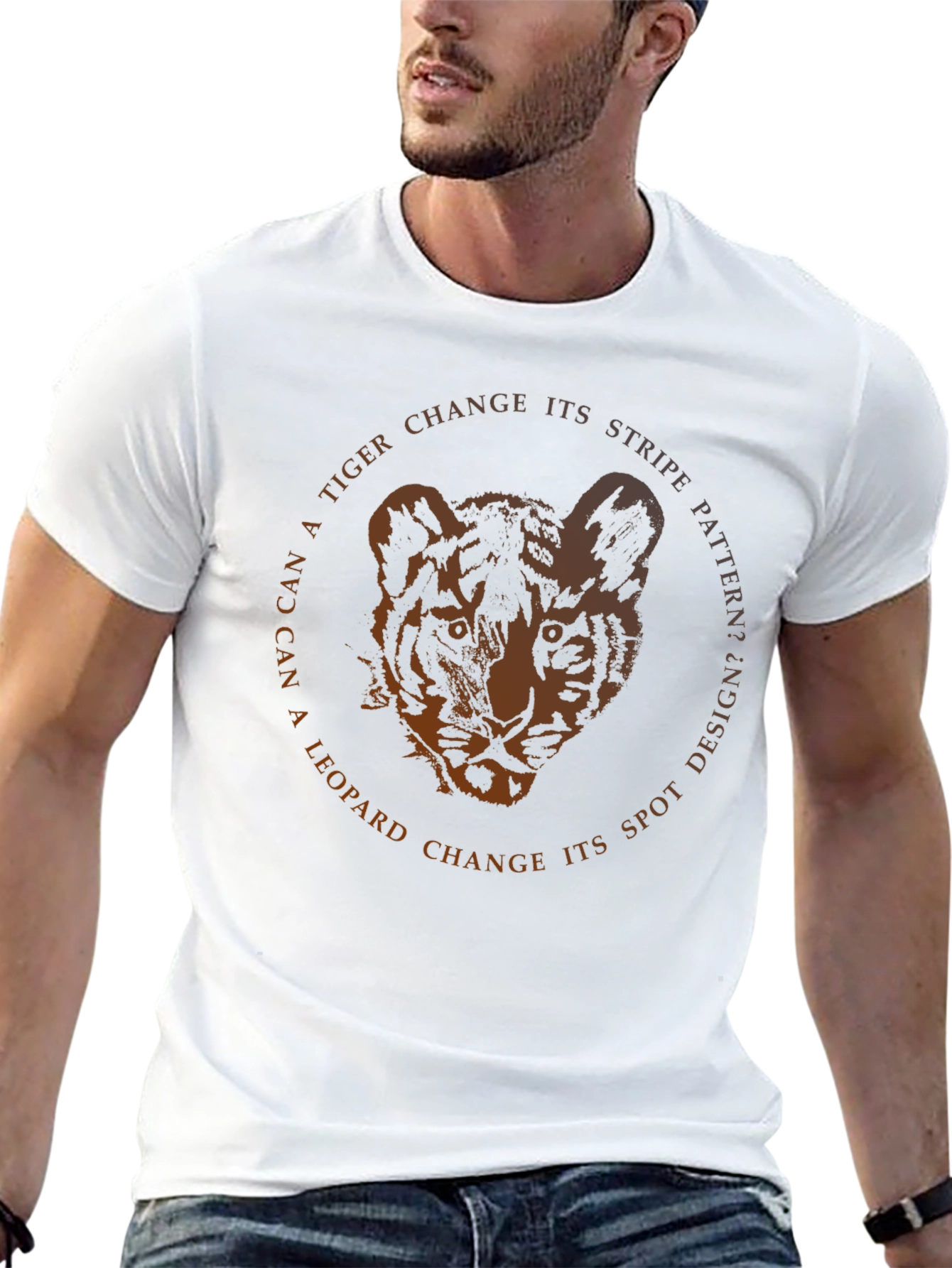 Tiger Stripe Pattern Tee