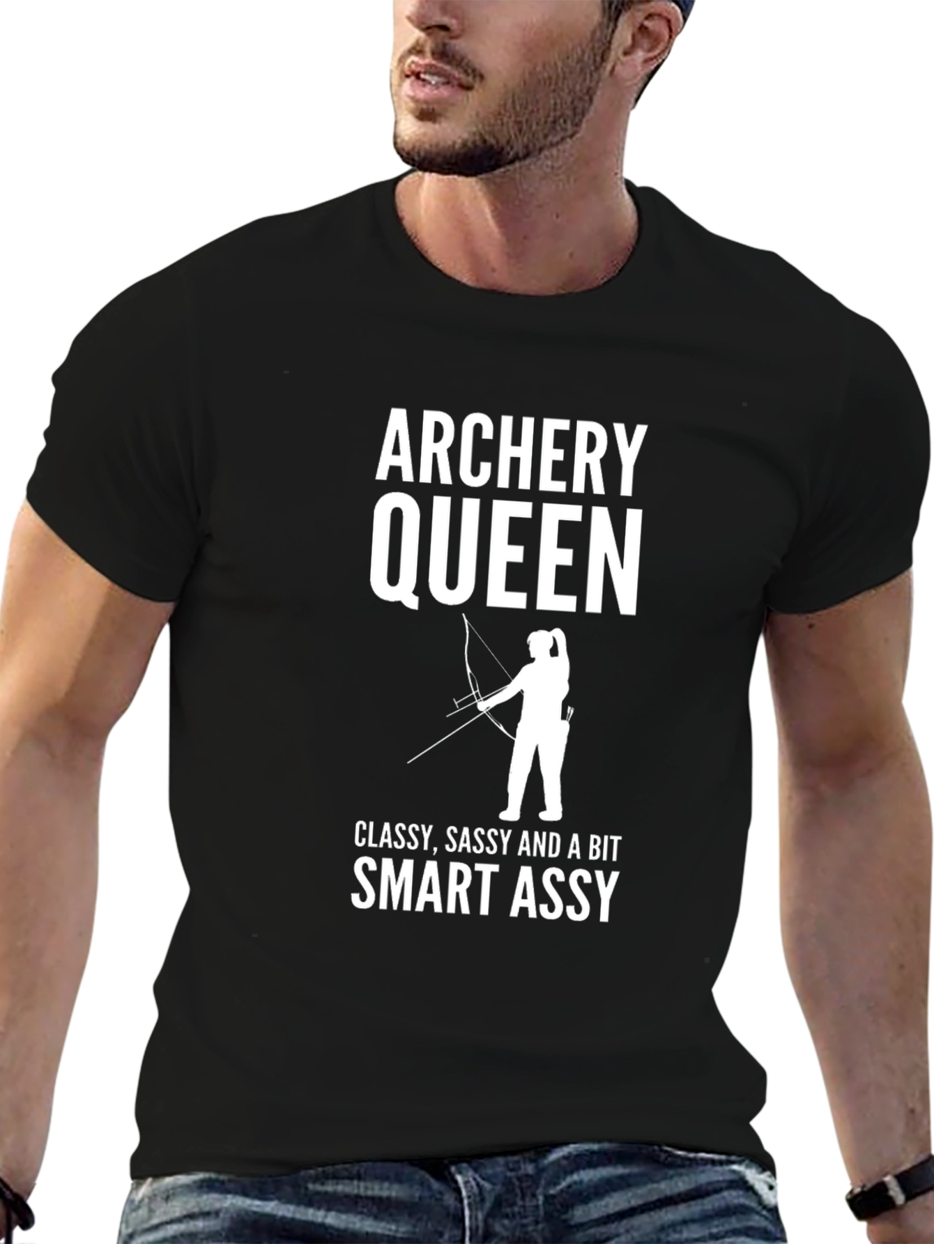 Archery Queen Funny Graphic T-Shirt