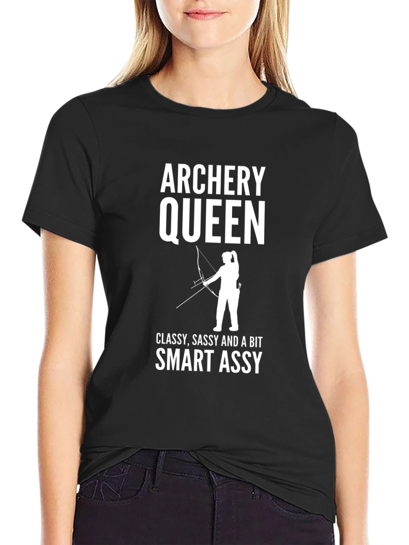 Archery Queen Funny Graphic T-Shirt