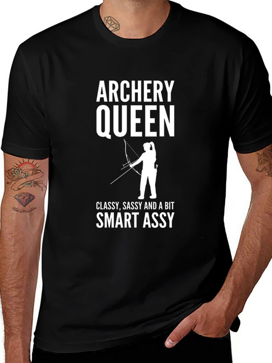 Archery Queen Funny Graphic T-Shirt