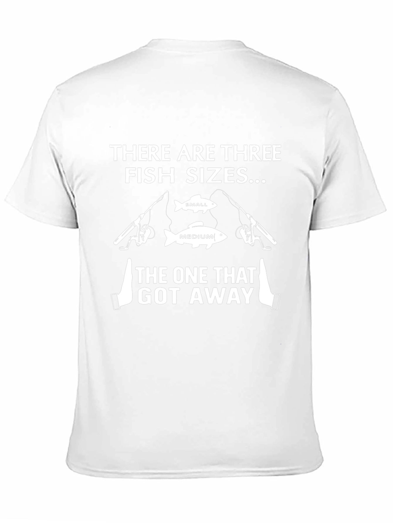 Funny Fishing T-Shirt - Three Fish Sizes