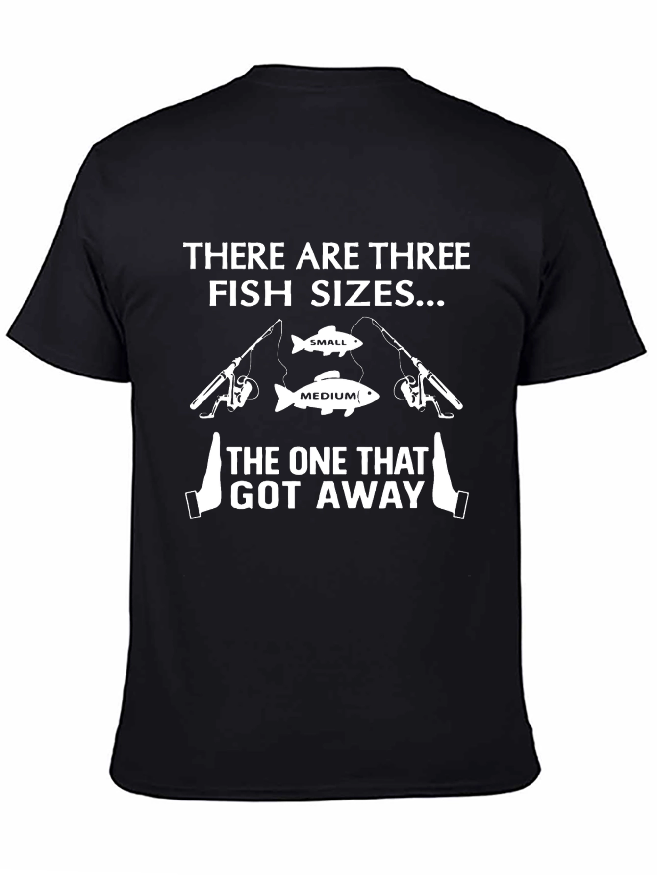 Funny Fishing T-Shirt - Three Fish Sizes