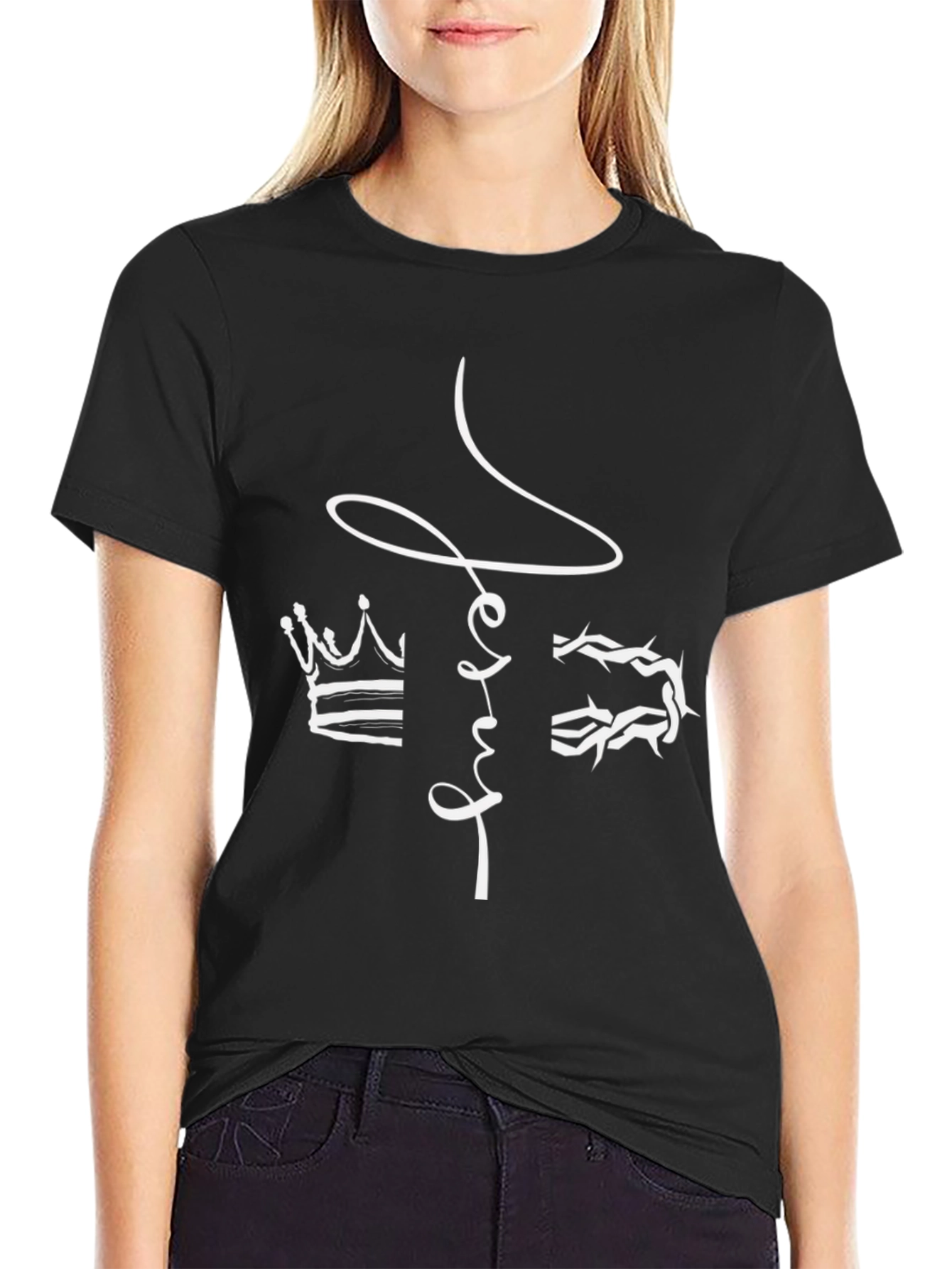 Jesus Crown of Thorns Graphic Tee