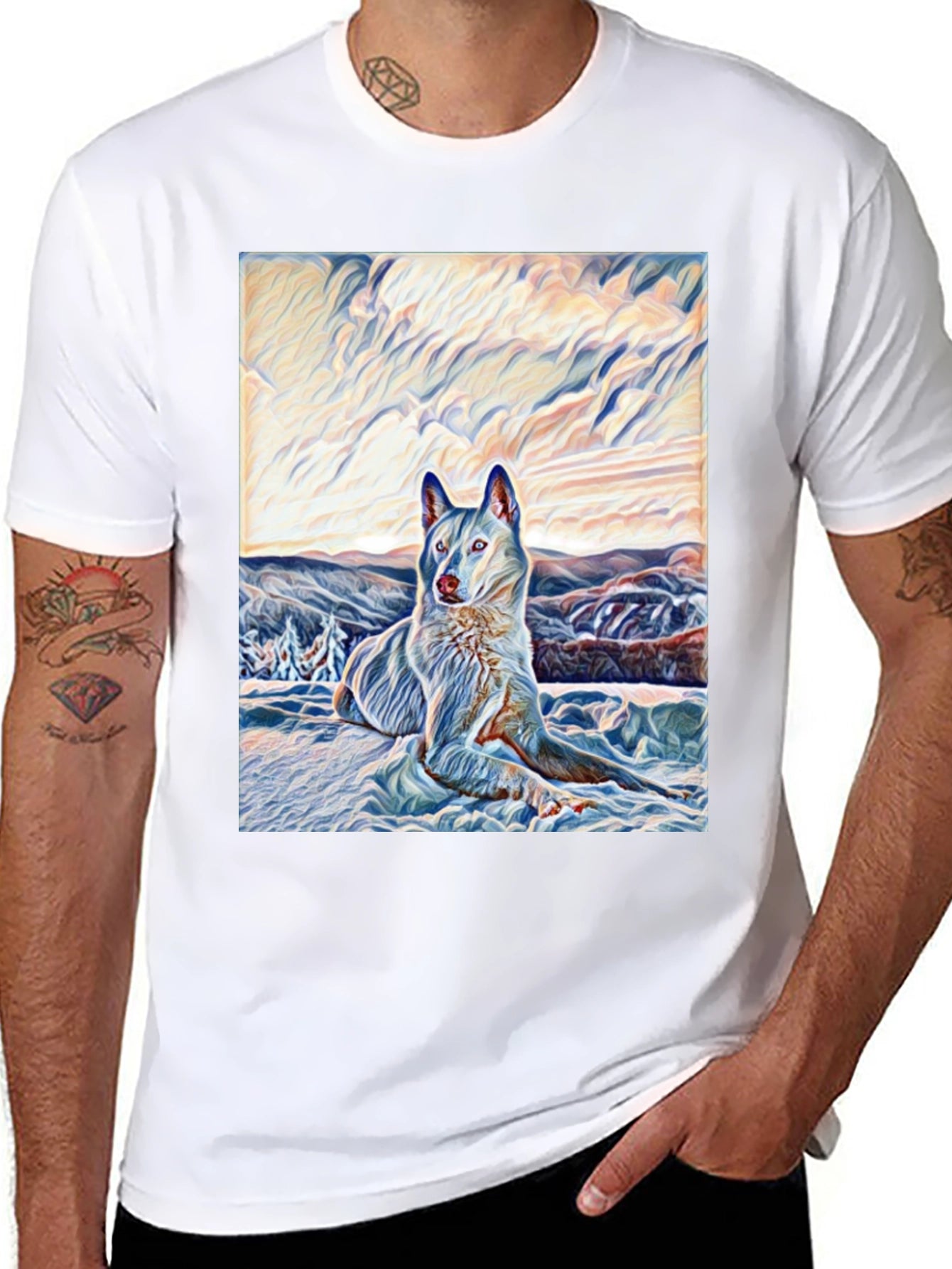 Dog Artistic T-Shirt