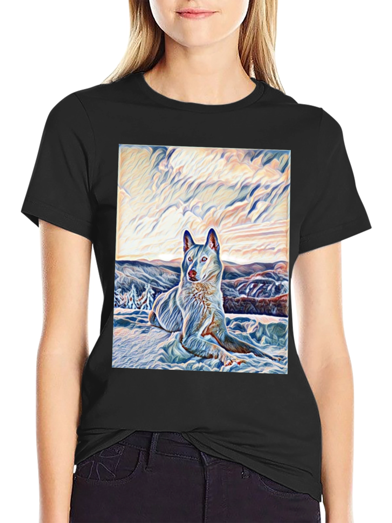 Dog Artistic T-Shirt