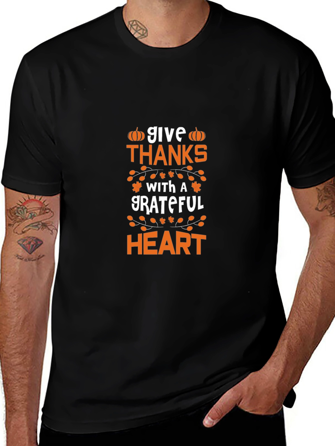 Give Thanks Grateful Heart T-Shirt