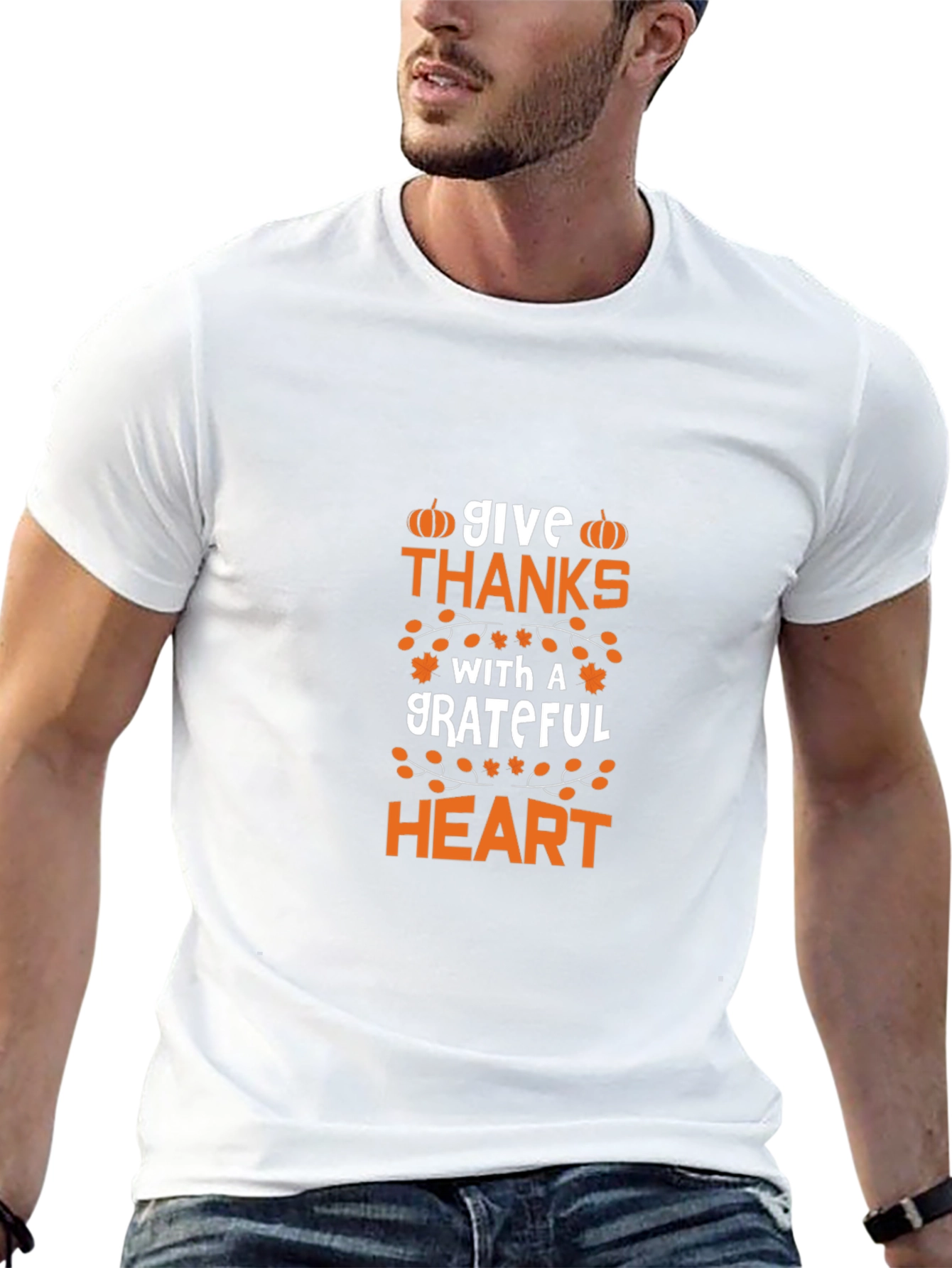 Give Thanks Grateful Heart T-Shirt