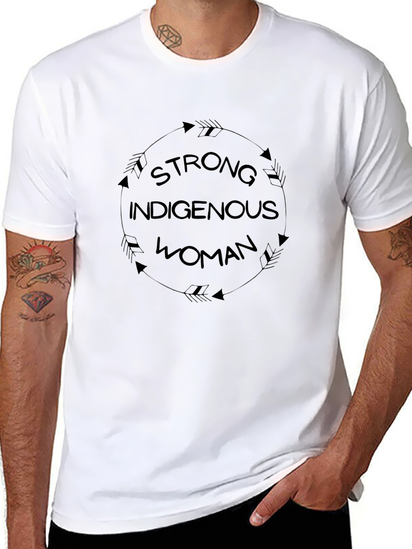 Strong Indigenous Woman Graphic Tee