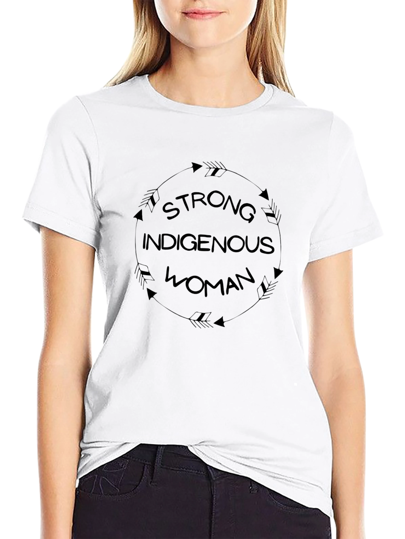 Strong Indigenous Woman Graphic Tee