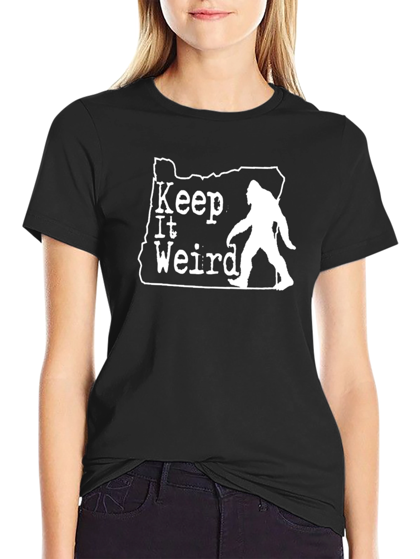 Keep It Weird Oregon Bigfoot T-Shirt