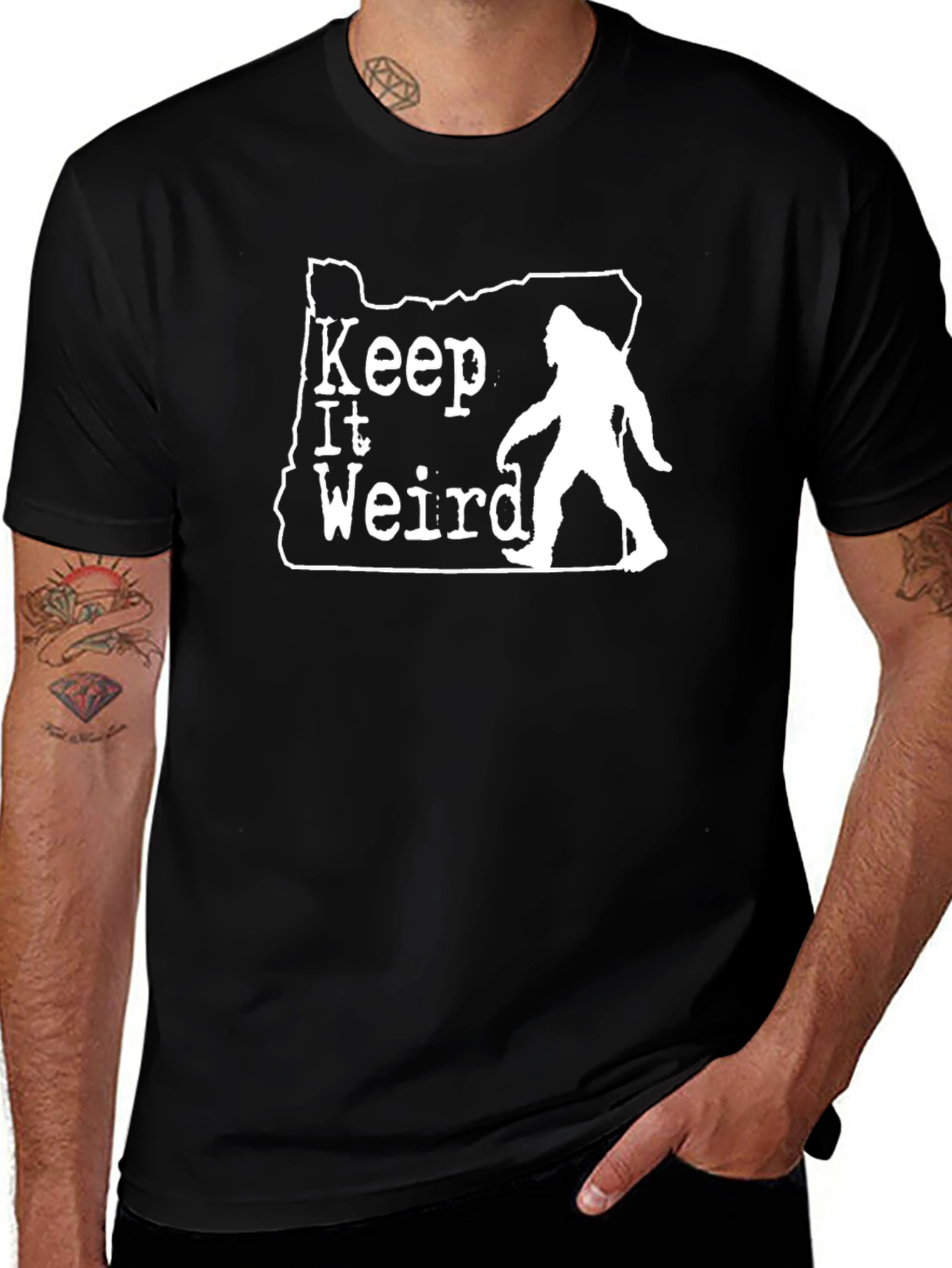 Keep It Weird Oregon Bigfoot T-Shirt