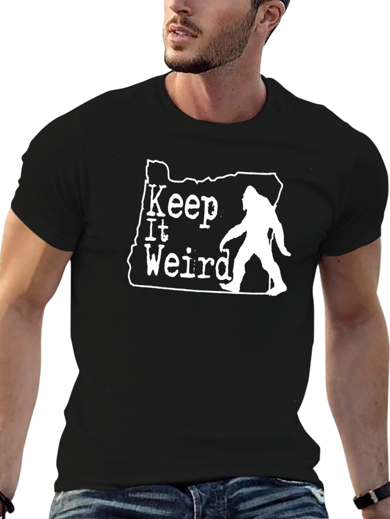 Keep It Weird Oregon Bigfoot T-Shirt