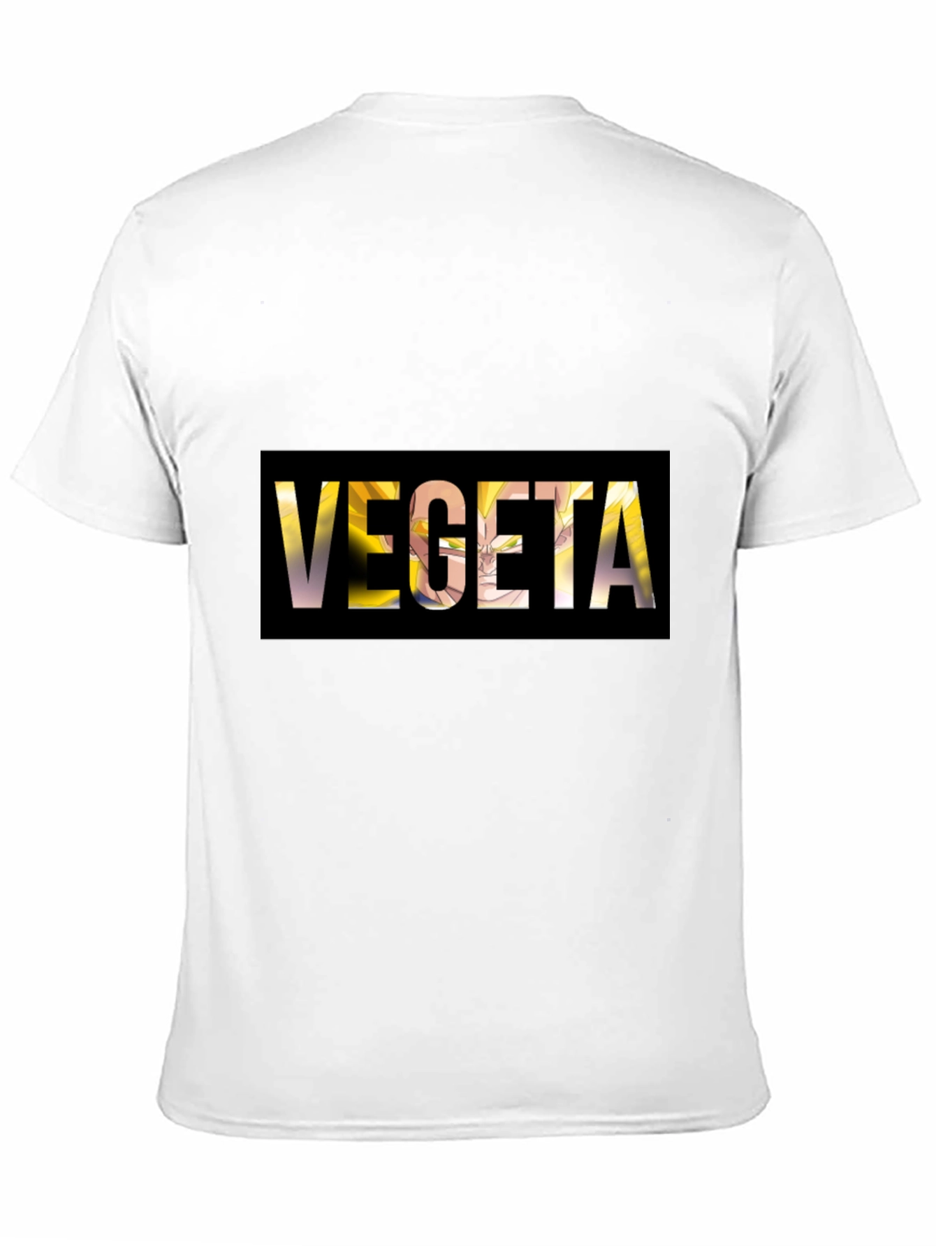 Vegeta Dragon Ball Z Black Graphic Tee