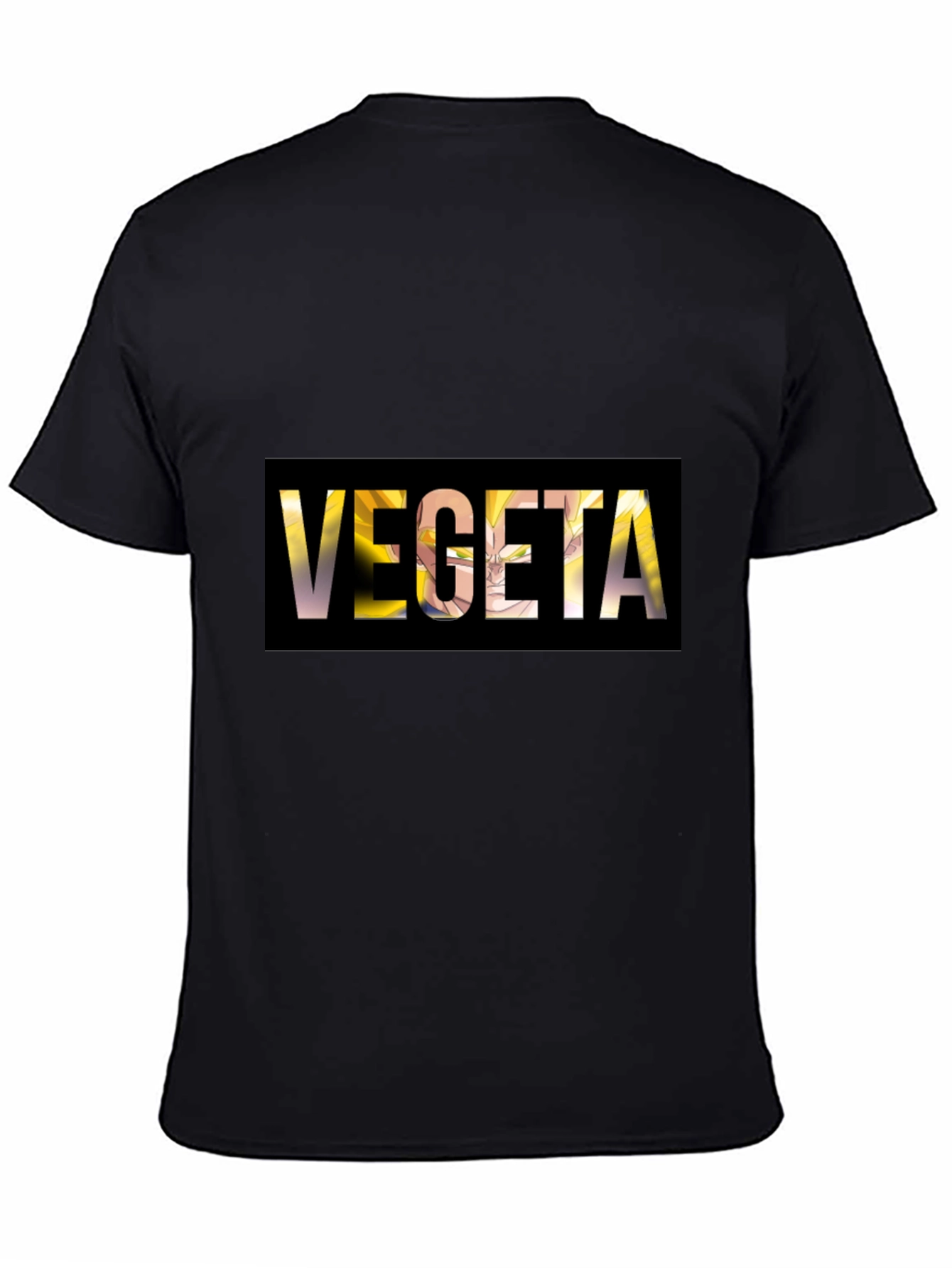 Vegeta Dragon Ball Z Black Graphic Tee