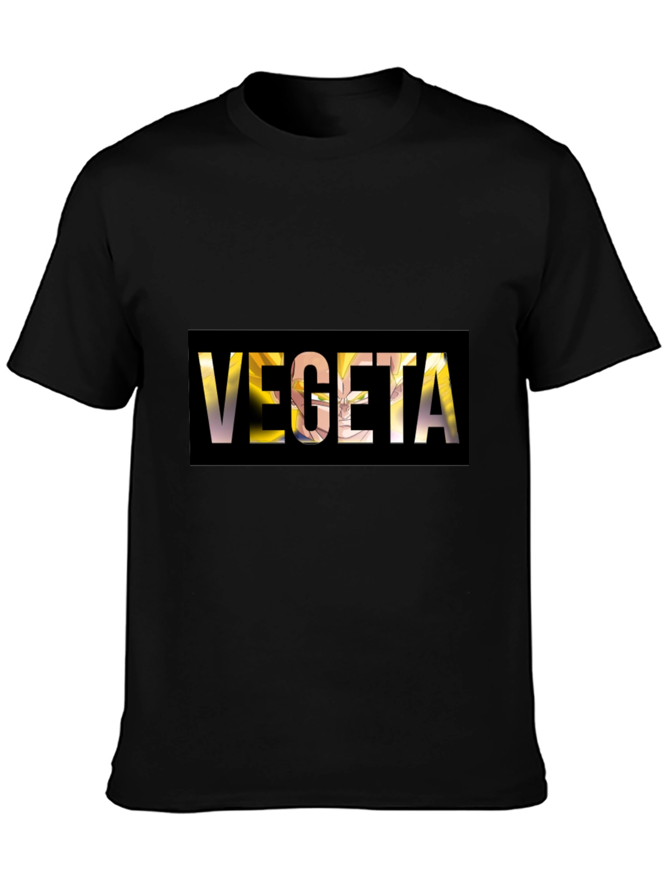 Vegeta Dragon Ball Z Black Graphic Tee