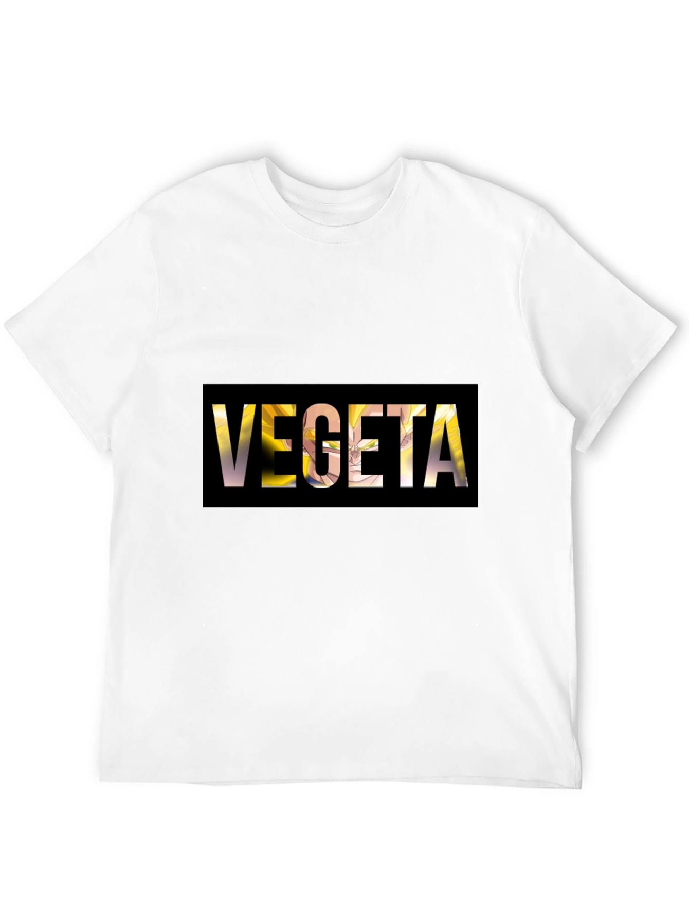 Vegeta Dragon Ball Z Black Graphic Tee
