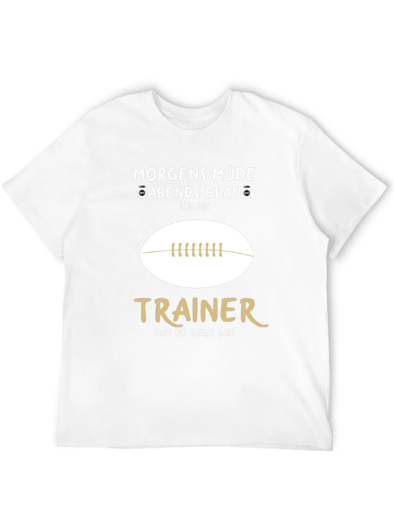 Morgens Müde Abends Blau Trainer Graphic Tee