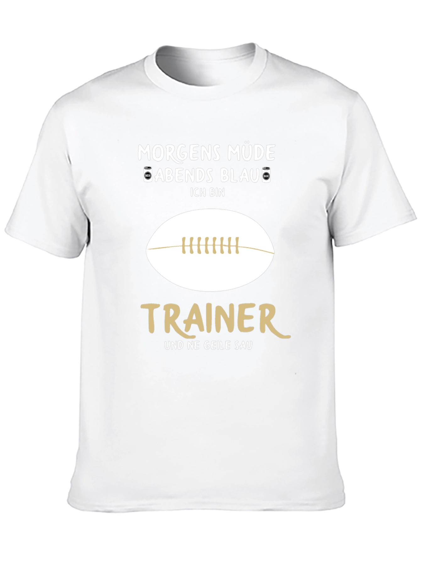 Morgens Müde Abends Blau Trainer Graphic Tee