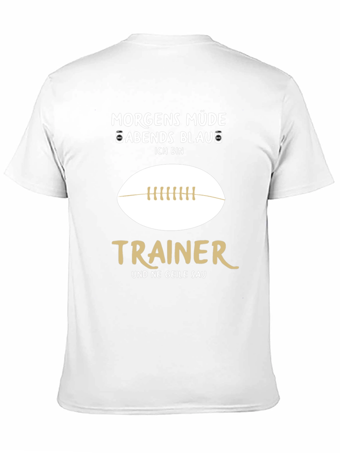 Morgens Müde Abends Blau Trainer Graphic Tee