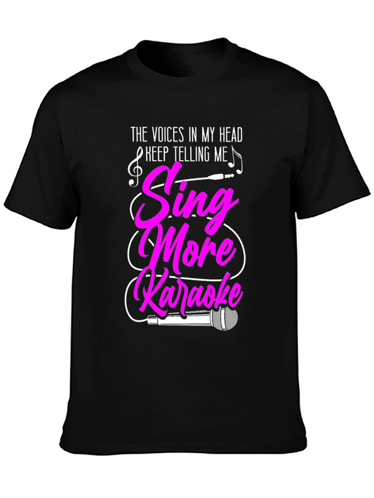 Sing More Karaoke Graphic T-Shirt