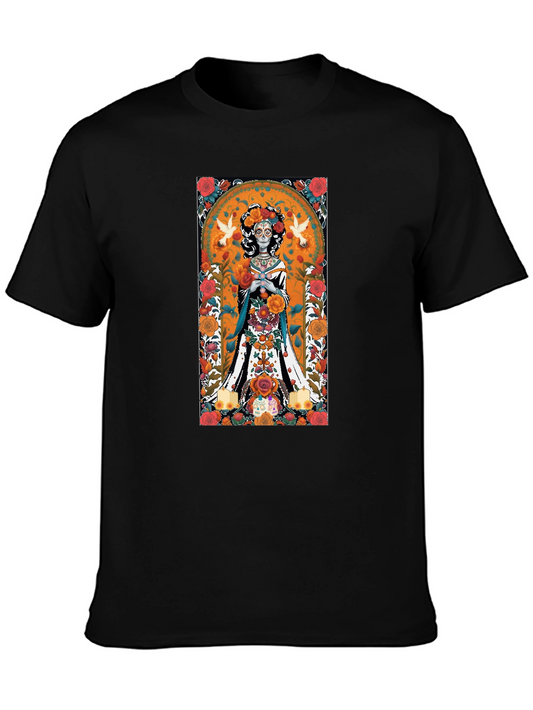 Day of the Dead Woman Black T-Shirt