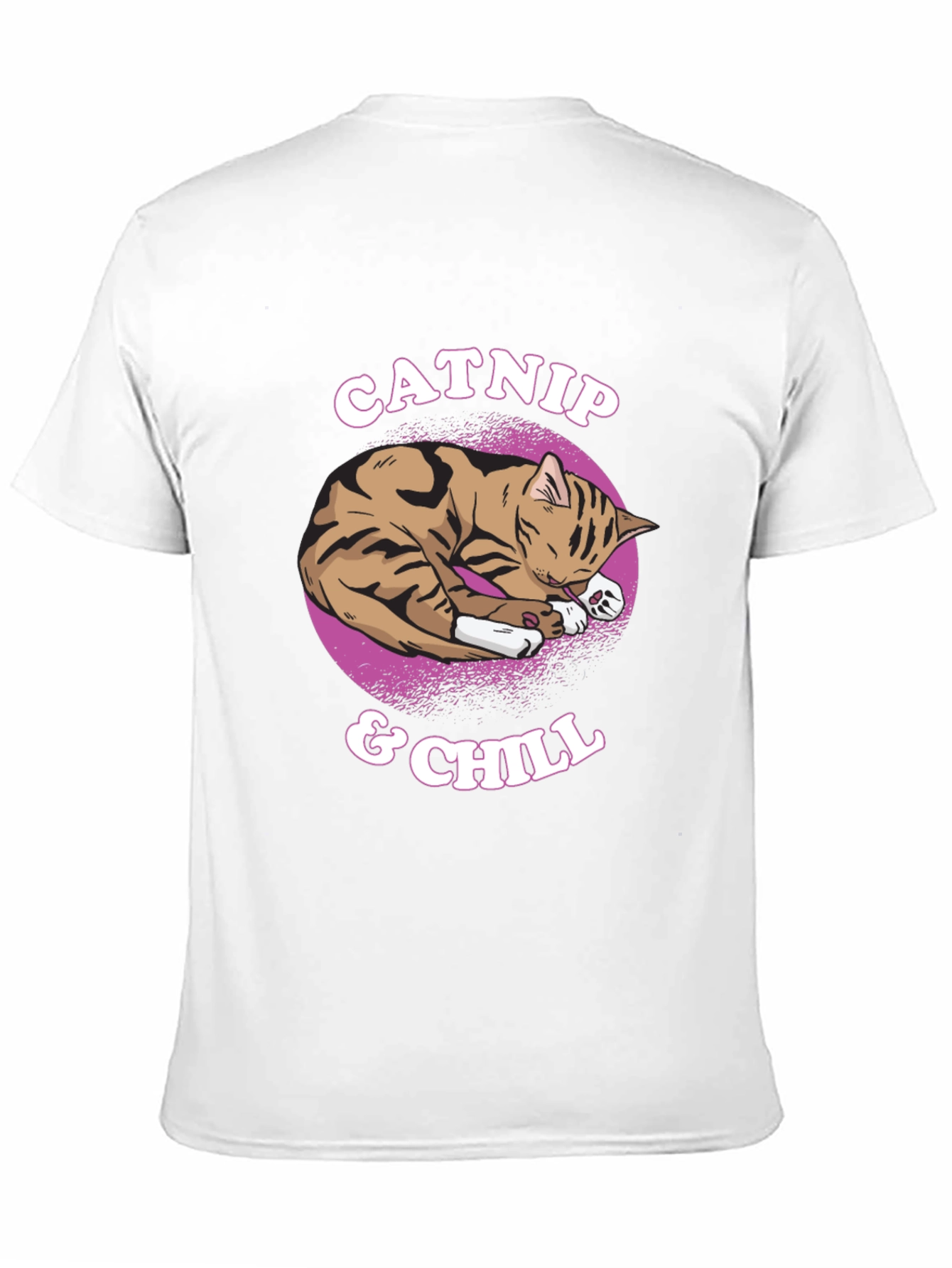 Catnip & Chill T-Shirt - Cute Cat Graphic Tee