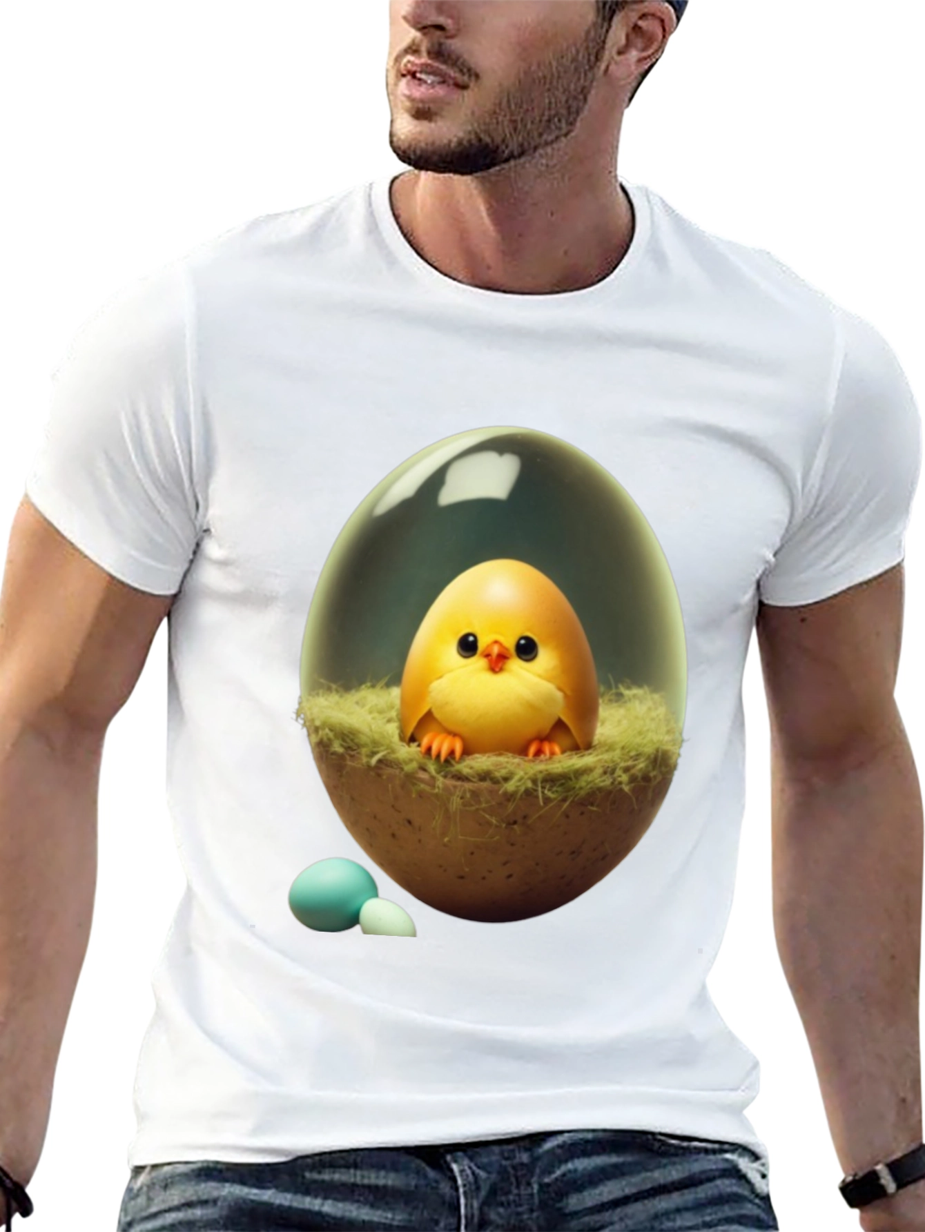 Cute Chick in Egg T-Shirt