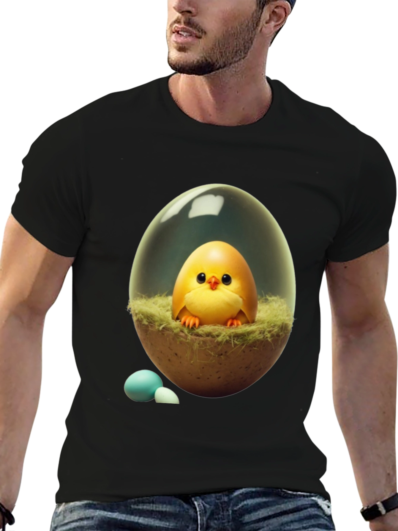 Cute Chick in Egg T-Shirt