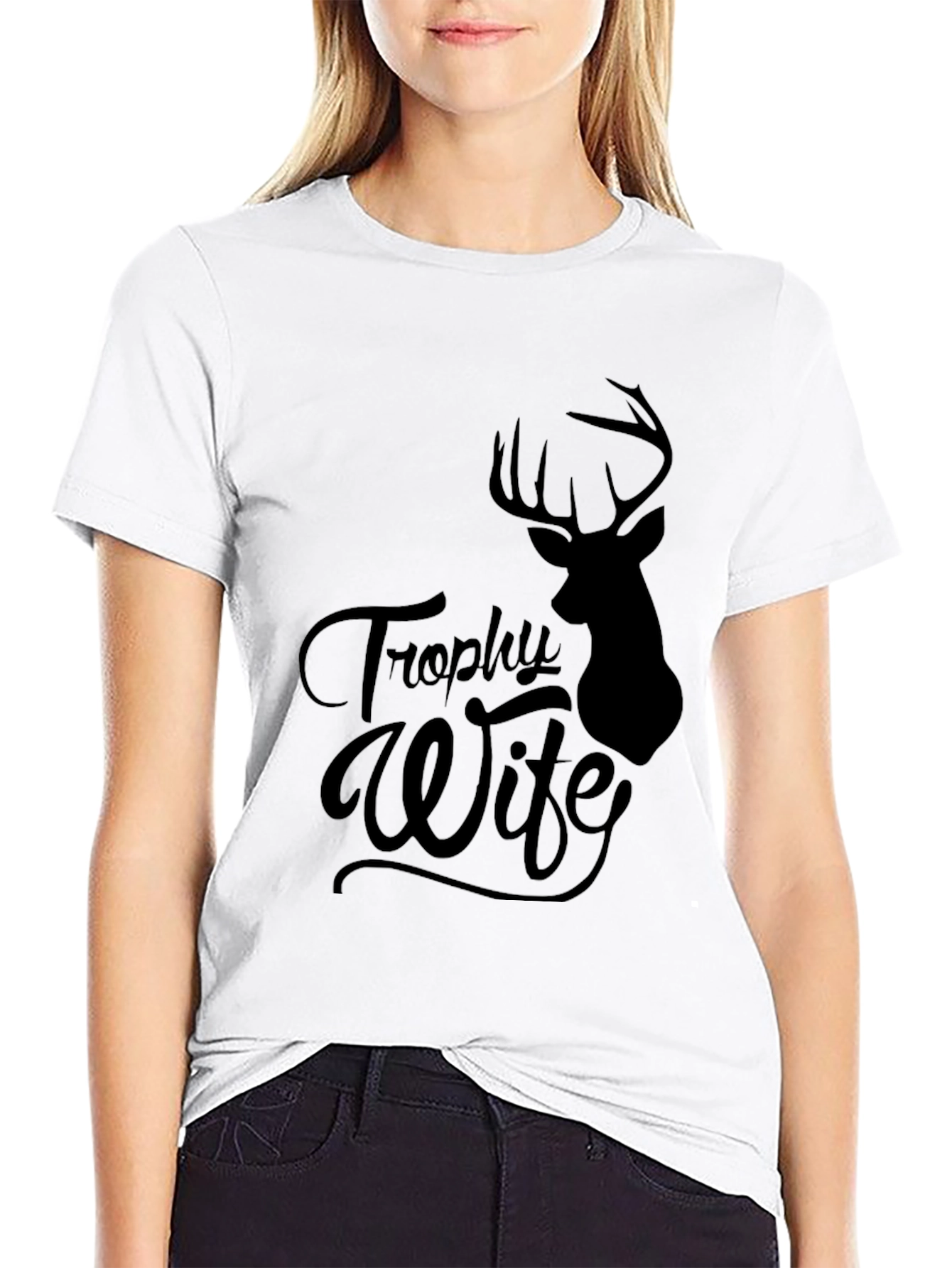 Trophy Wife Graphic Tee - Hunting Humor Shirt