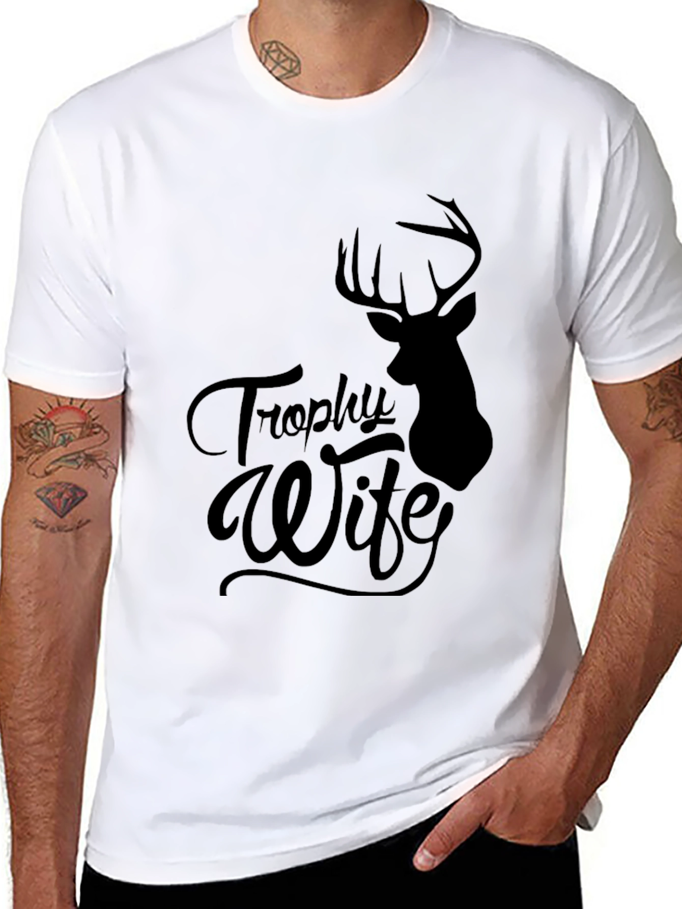 Trophy Wife Graphic Tee - Hunting Humor Shirt