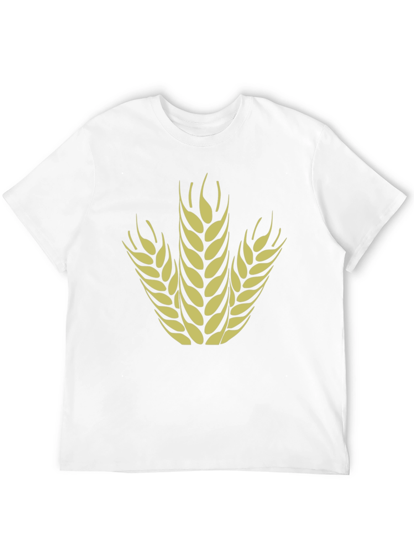 Wheat Graphic Tee - Stylish Black Cotton T-Shirt